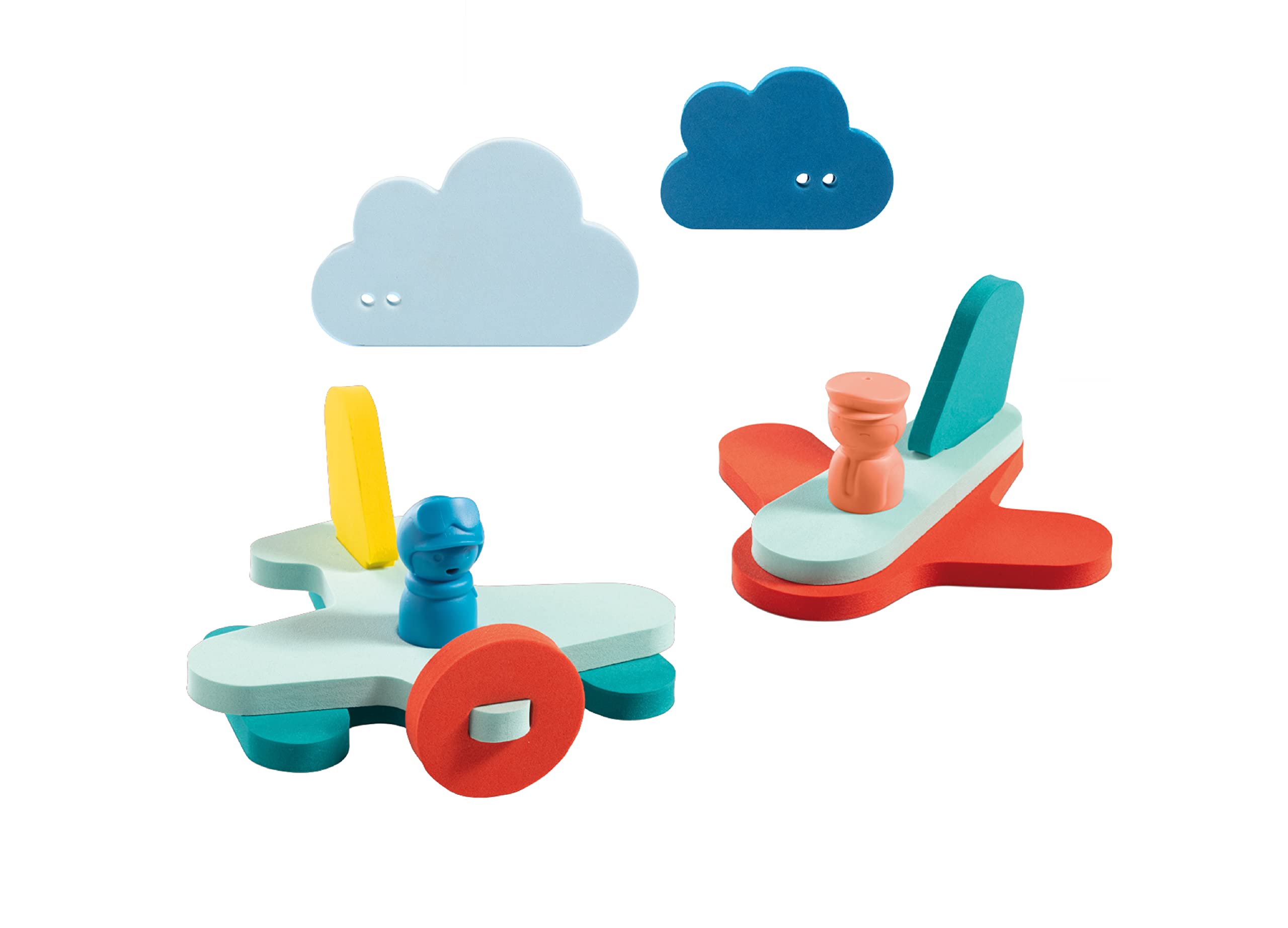 Quut OPIa Puzzle Friends Up In The Air - 3D Wooden Brain Teaser Puzzle for Kids & Adults - Perfect for Family Game Night, Classroom Activities & Stress Relief