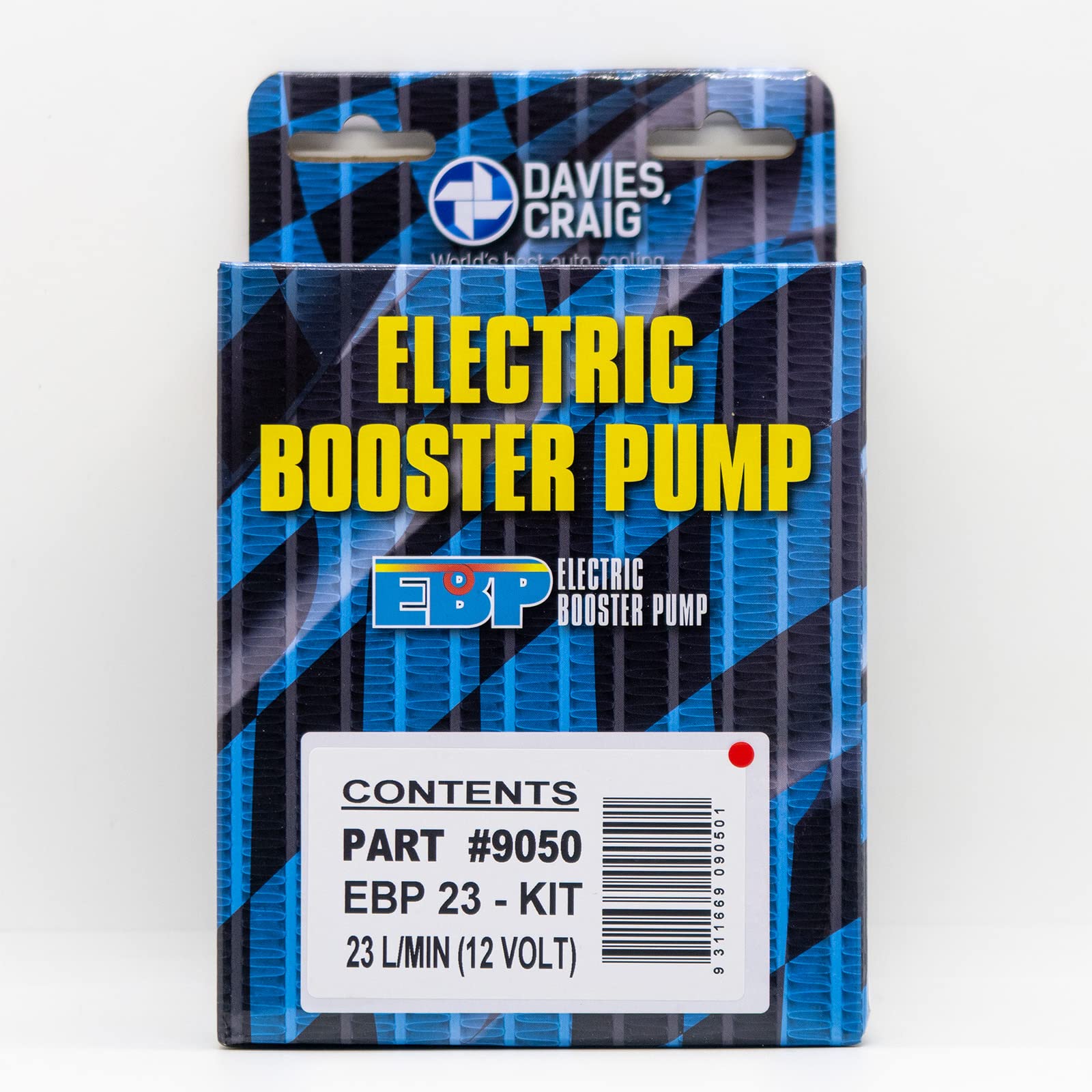 DC-9050 EBP23 Electric Booster Pump Kit - 6.1 Gallon Capacity, Nylon Housing - Perfect for Water Pressure Boosting in RVs, Homes, and Irrigation Systems