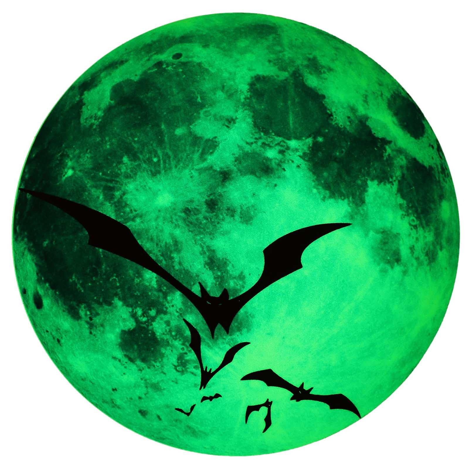 PRETYZOOM Glow in the Dark Halloween Wall Stickers - 1 Sheet Witch Window Decals, Glowing Pumpkin Decor for Bedroom, Party & Outdoor - Perfect for Windows, Walls, Doors & Ceiling Halloween Decorations