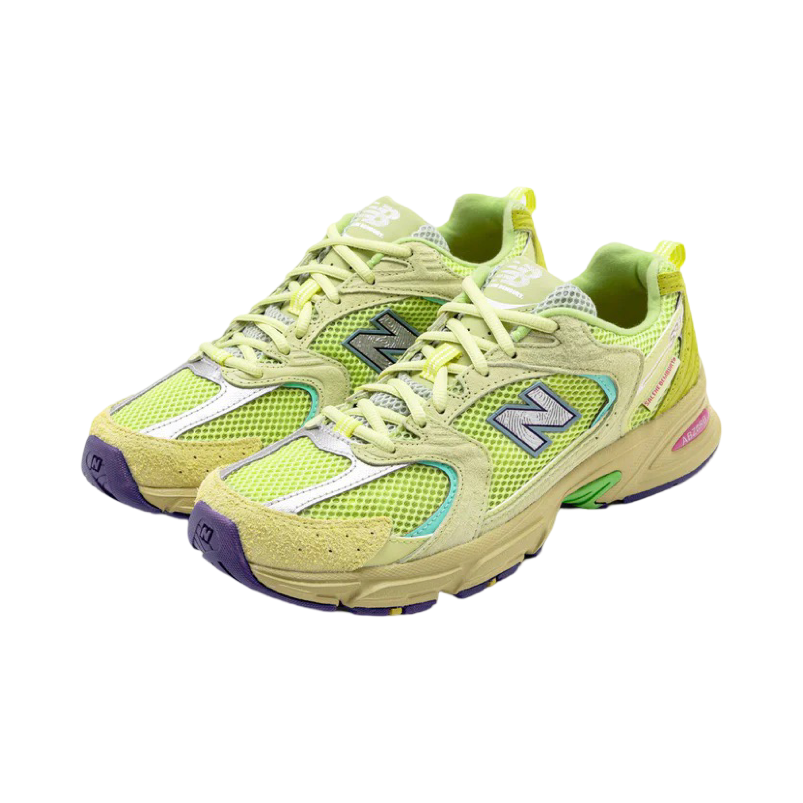 New Balance 530 'Prosperity' Sneakers by Salehe Bembury - Dusty Yellow/Green/Purple Colorway | Limited Edition Running Shoes for Men & Women | Perfect for Jogging, Gym Workouts & Streetwear Fashion