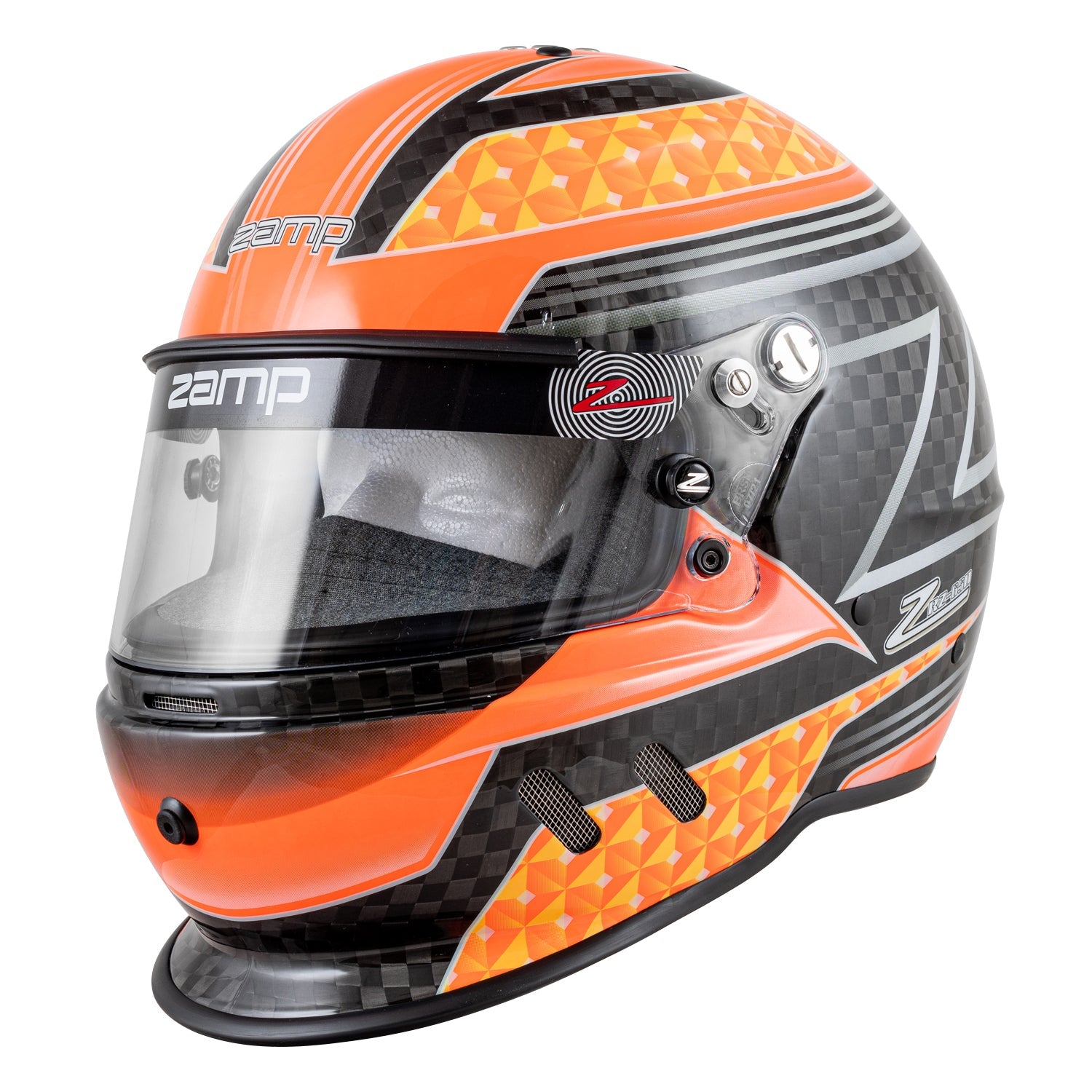 Zamp RZ 65D Graphic Carbon Fiber Dirt Bike Helmet - SA2020 Certified, Lightweight Motocross Racing Helmet for Off-Road & MX Riding - Perfect for Trail, Track & Competition Use