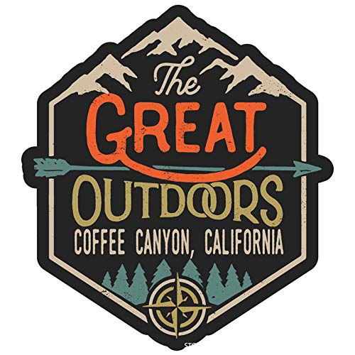California Coffee Canyon The Great Outdoors Design 4-Inch Fridge Magnet - Perfect for Kitchen Decor, Travel Souvenirs & Office Accessories