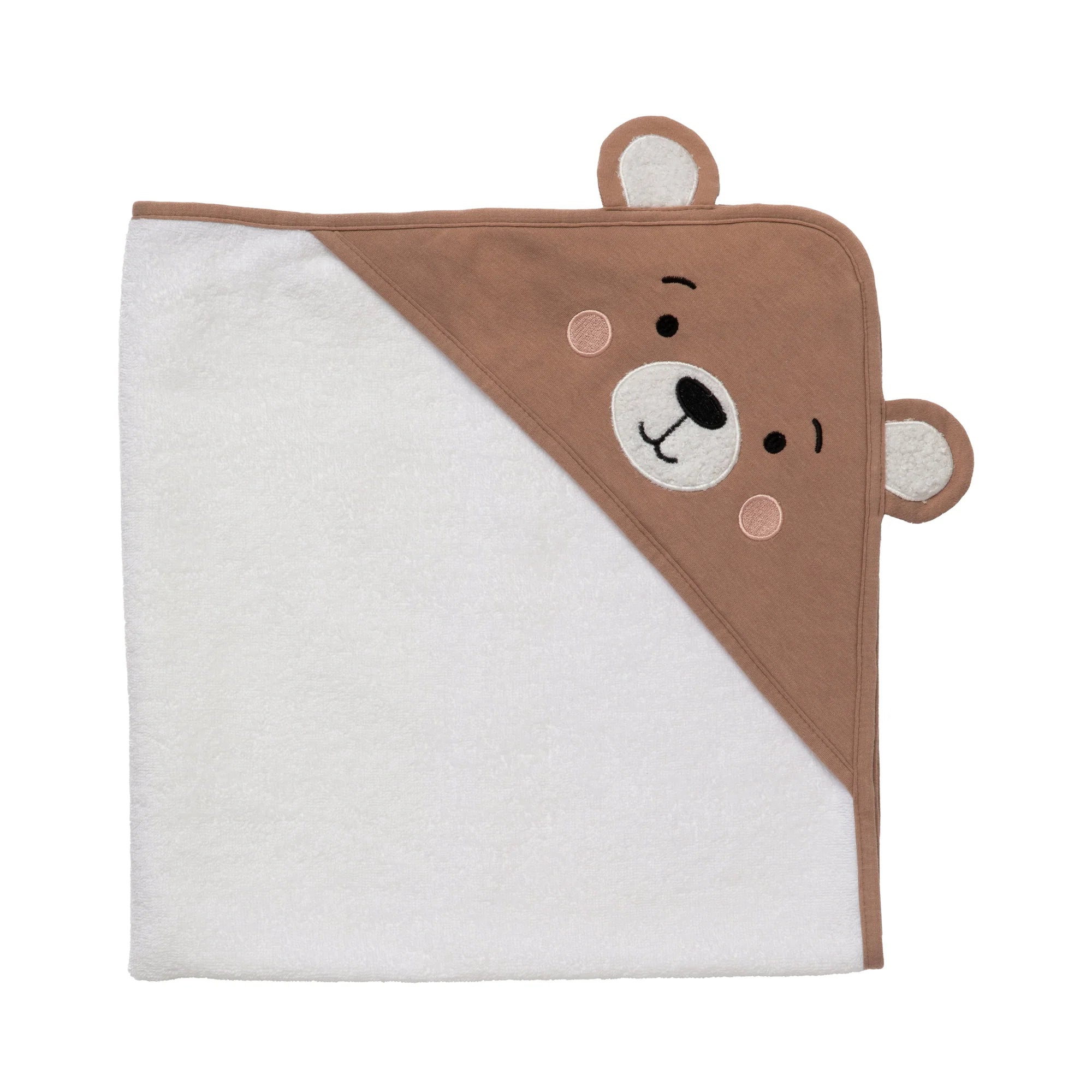 Soft Cotton Hooded Towel for Kids - Cuddly Bear Design | Cozy & Absorbent Baby Bath Towel for Newborns, Toddlers & Infants | Perfect for Bath Time, Swimming & After-Spa Wrap