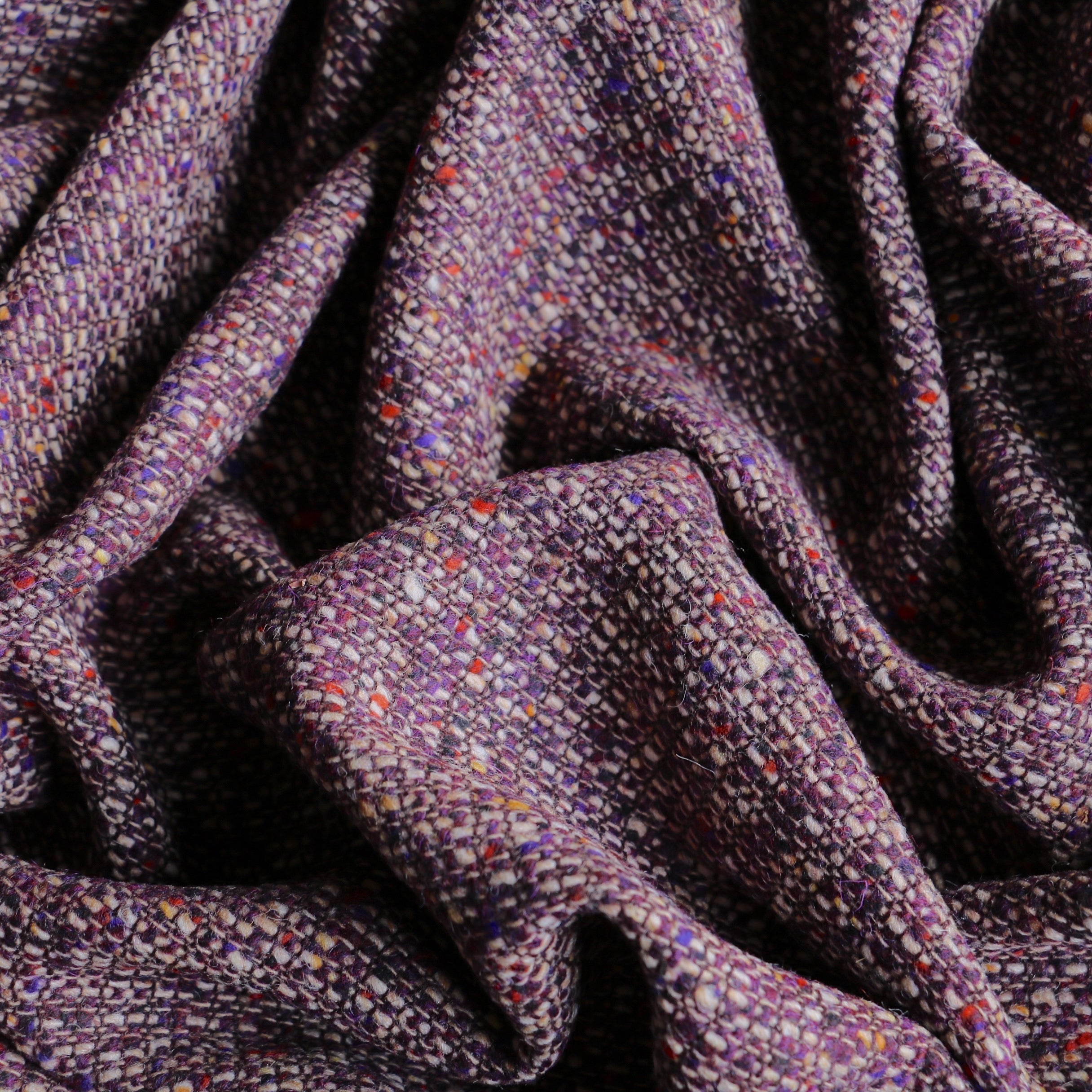 Aubergine Weave - Stylish and Durable Woven Fabric for Home Decor, Fashion Accessories, and DIY Projects | Perfect for Curtains, Bags, and Upholstery