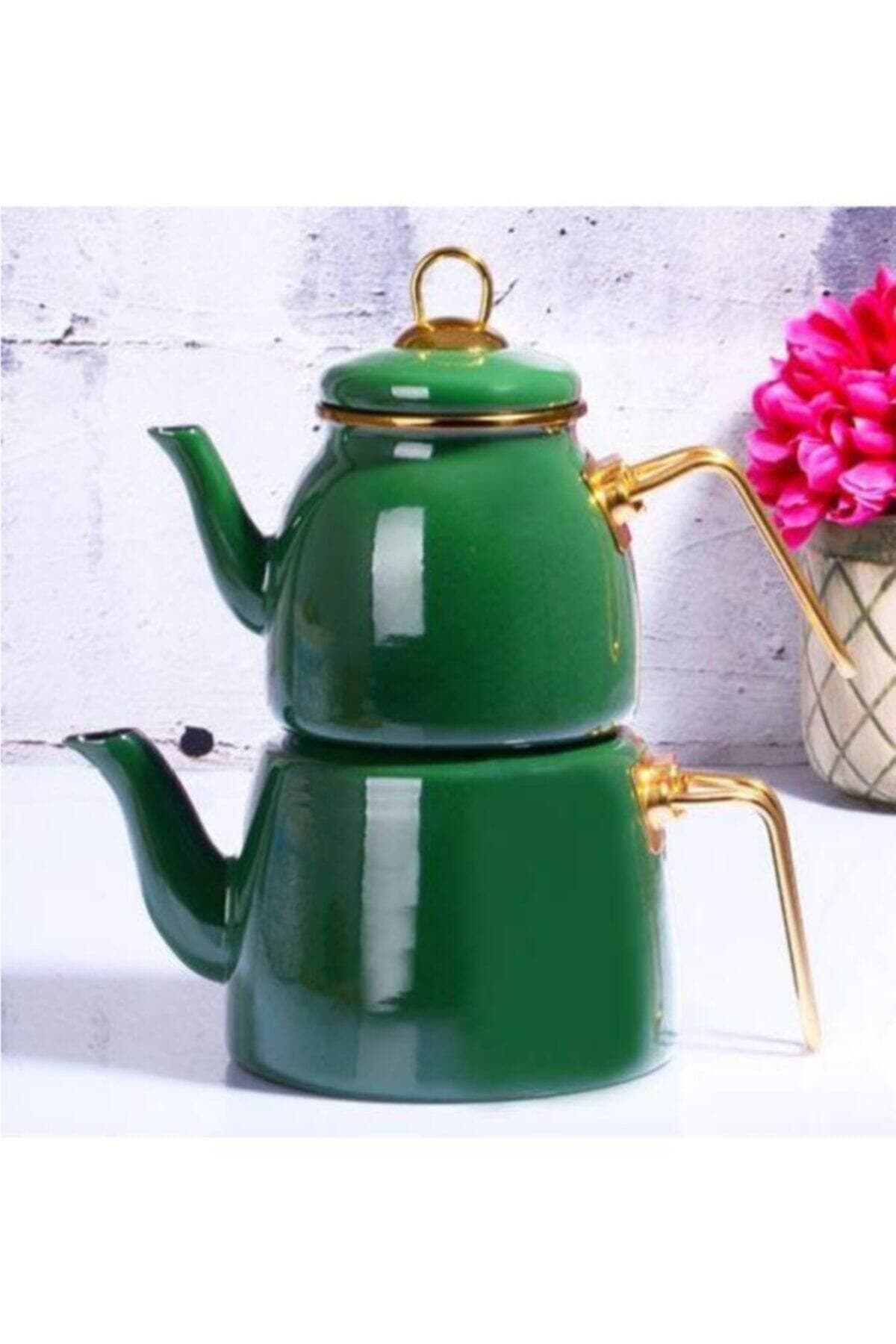Authentic Turkish Teapot (Caydanlik) - Traditional Copper Tea Set for Brewing & Serving Turkish Tea - Perfect for Home, Office & Tea Ceremonies