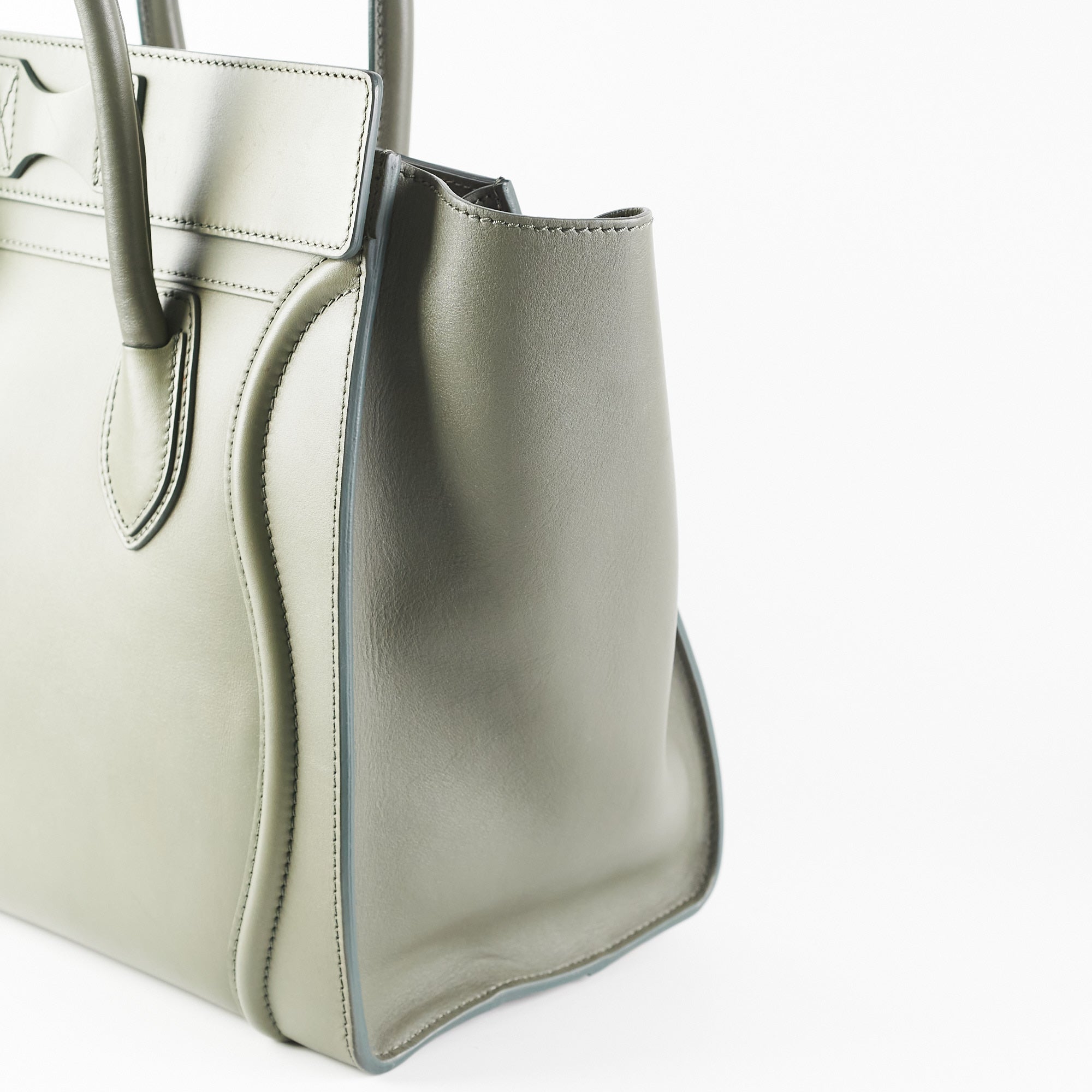 Celine Mini Luggage Bag in Grey - Stylish & Compact Handbag for Women | Perfect for Travel, Work & Everyday Use