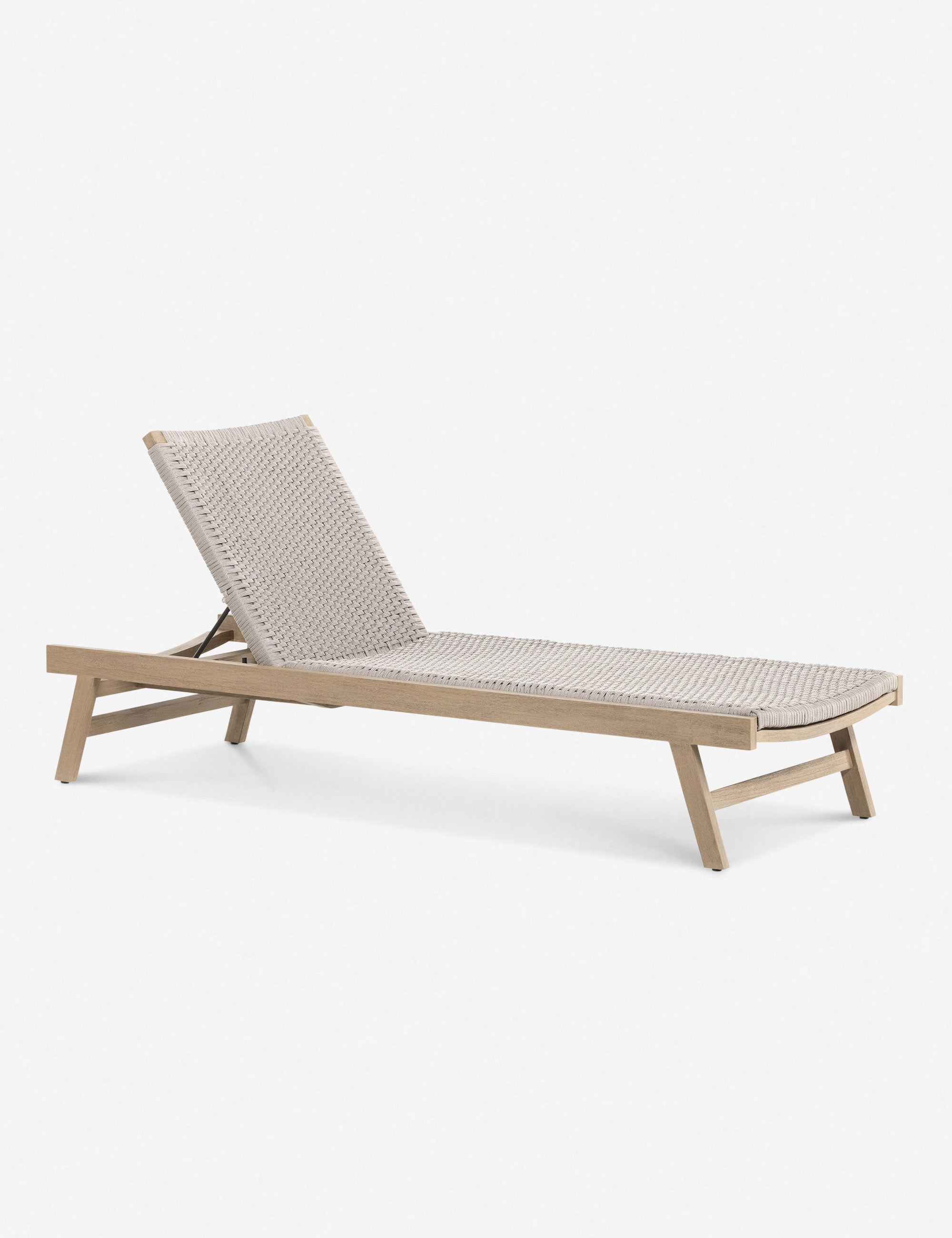 Delmar Indoor Outdoor Chaise Lounge - Modern Patio Furniture for Poolside, Garden, and Backyard Relaxation