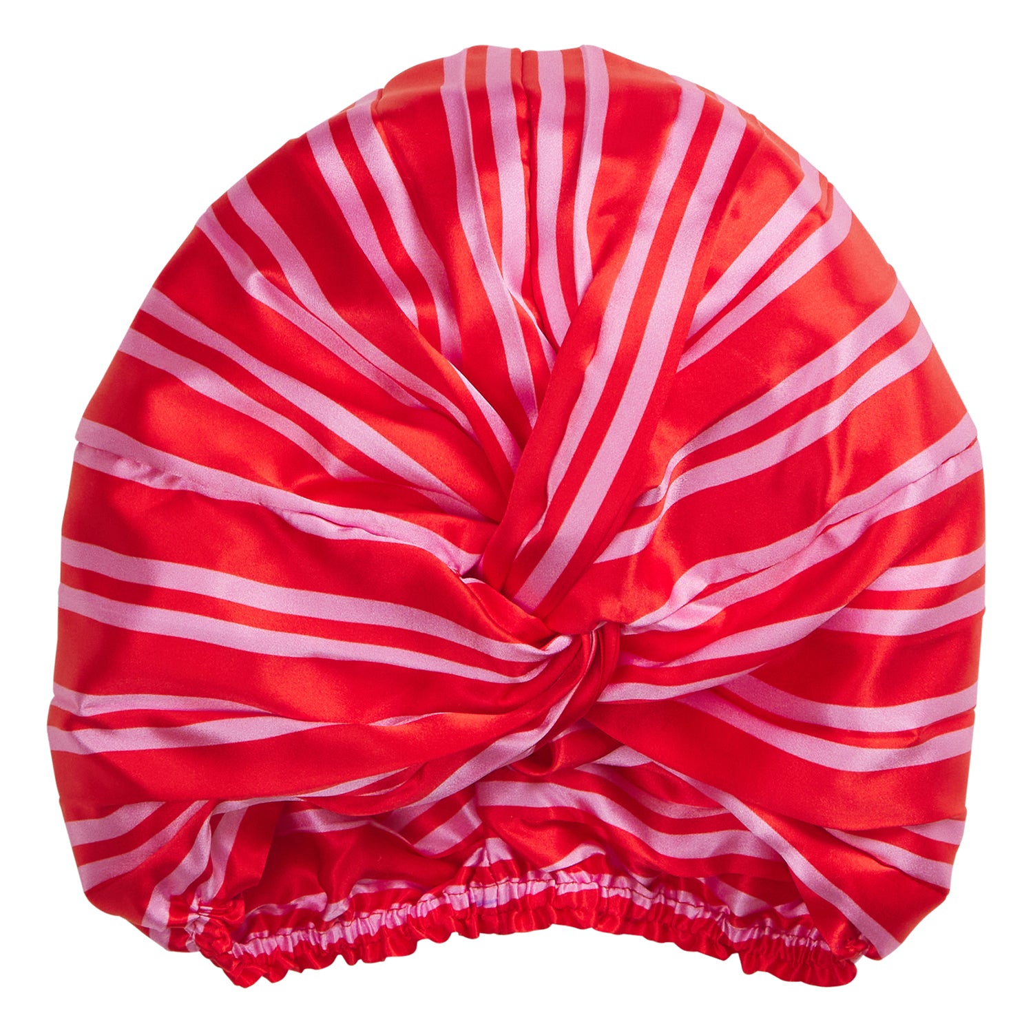 Taylor Silk Hair Turban - Soft & Absorbent Hair Towel Wrap for Women (Scarlet Red) | Perfect for Post-Shower, Salon Styling & Overnight Hair Care