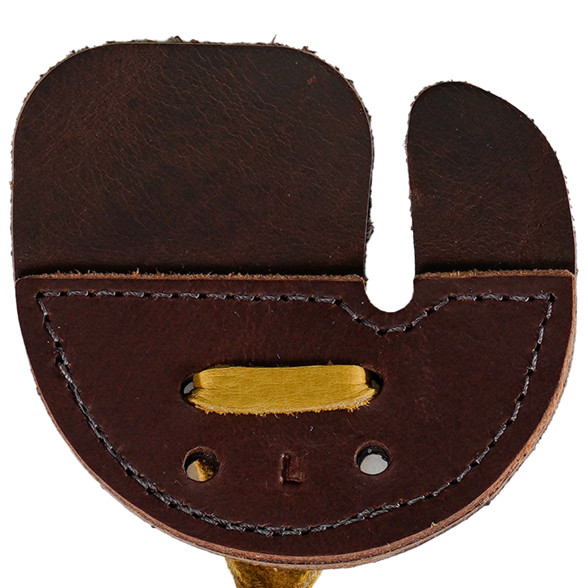 Serious Archery Hornet Split Finger Bison Tab - Premium Leather Archery Finger Protection for Target Practice & Bow Hunting | Perfect for Outdoor Sports & Competition Shooting