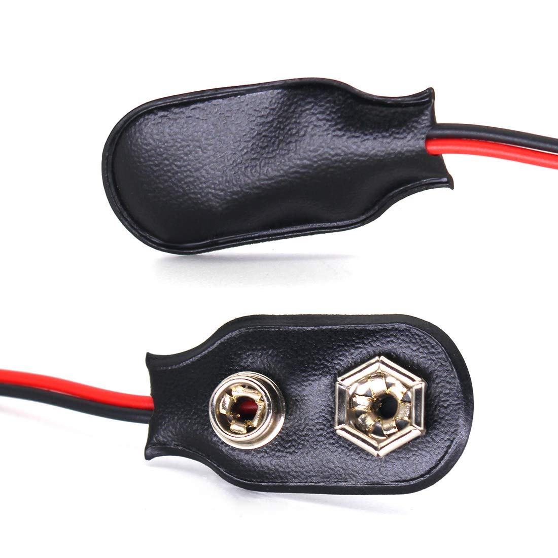 6 x AA Battery Holder with 9V Snap Connector - 2-Layer Plastic Housing with Wire Leads (3-Pack) - Perfect for DIY Electronics, Robotics, and Science Projects