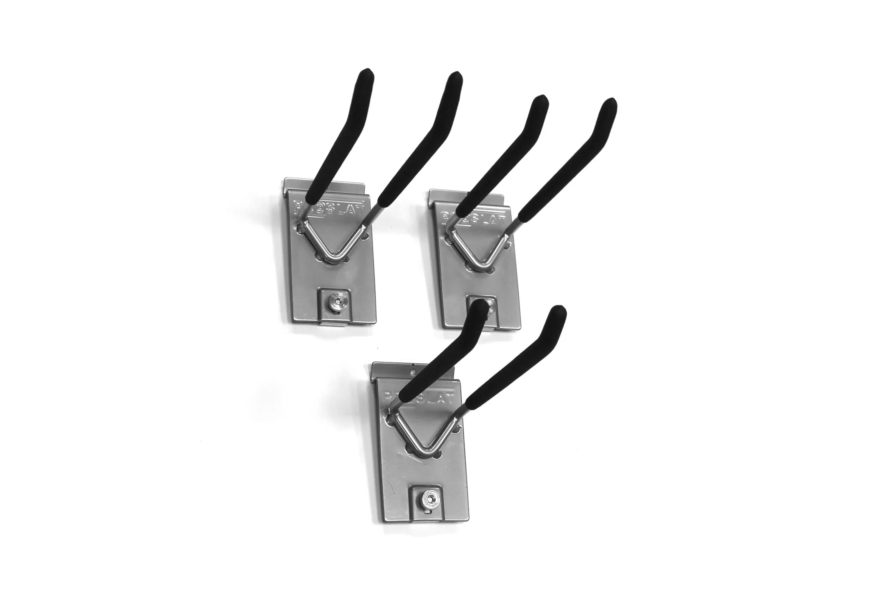 ProSlat Slatwall Double 8 Hook Set - 3 Pack Heavy Duty Wall Hooks for Retail Display, Garage Storage & Workshop Organization