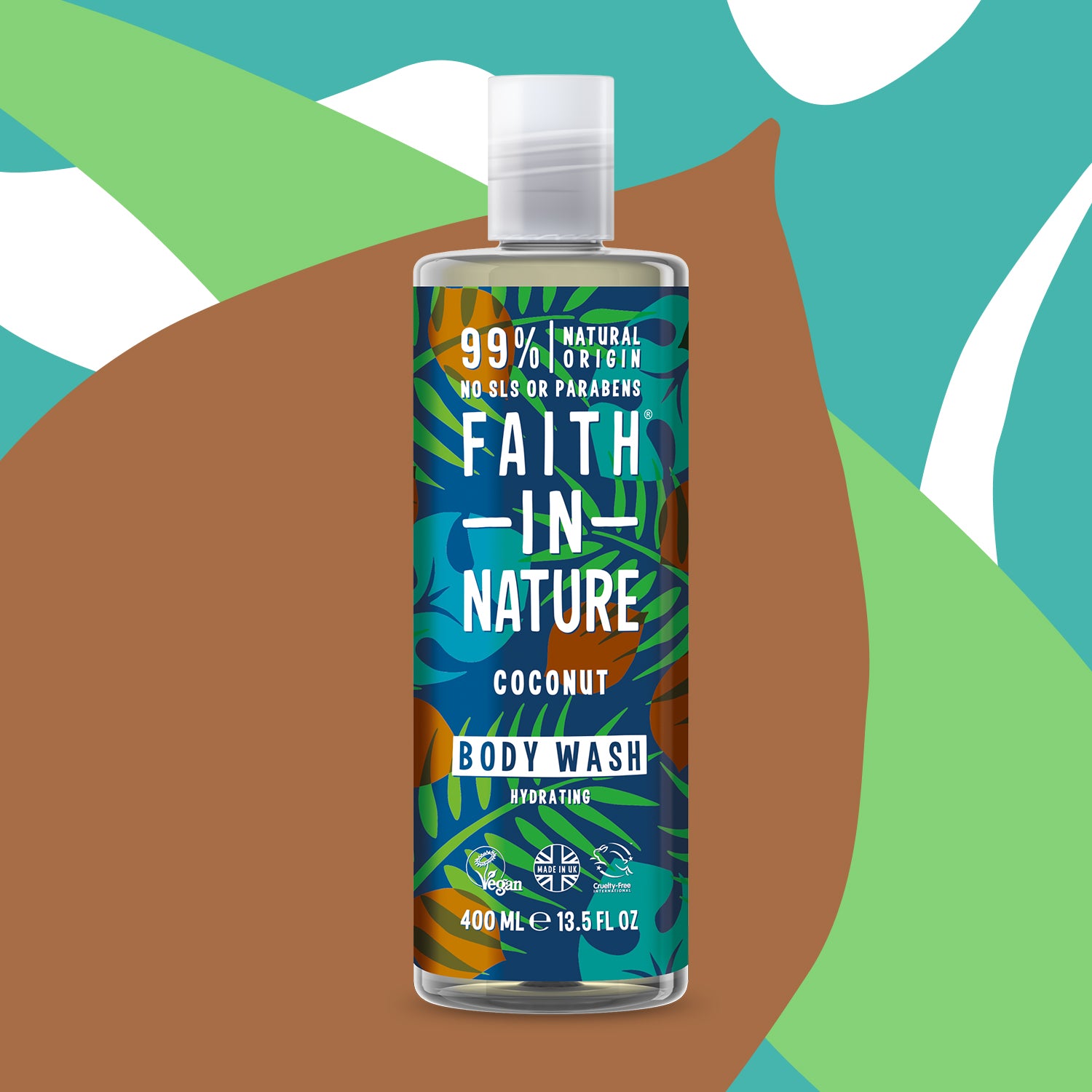 Organic Coconut Body Wash for Hydrating & Nourishing Skin - Sulfate-Free & Vegan - Perfect for Dry Skin & Daily Shower Routine