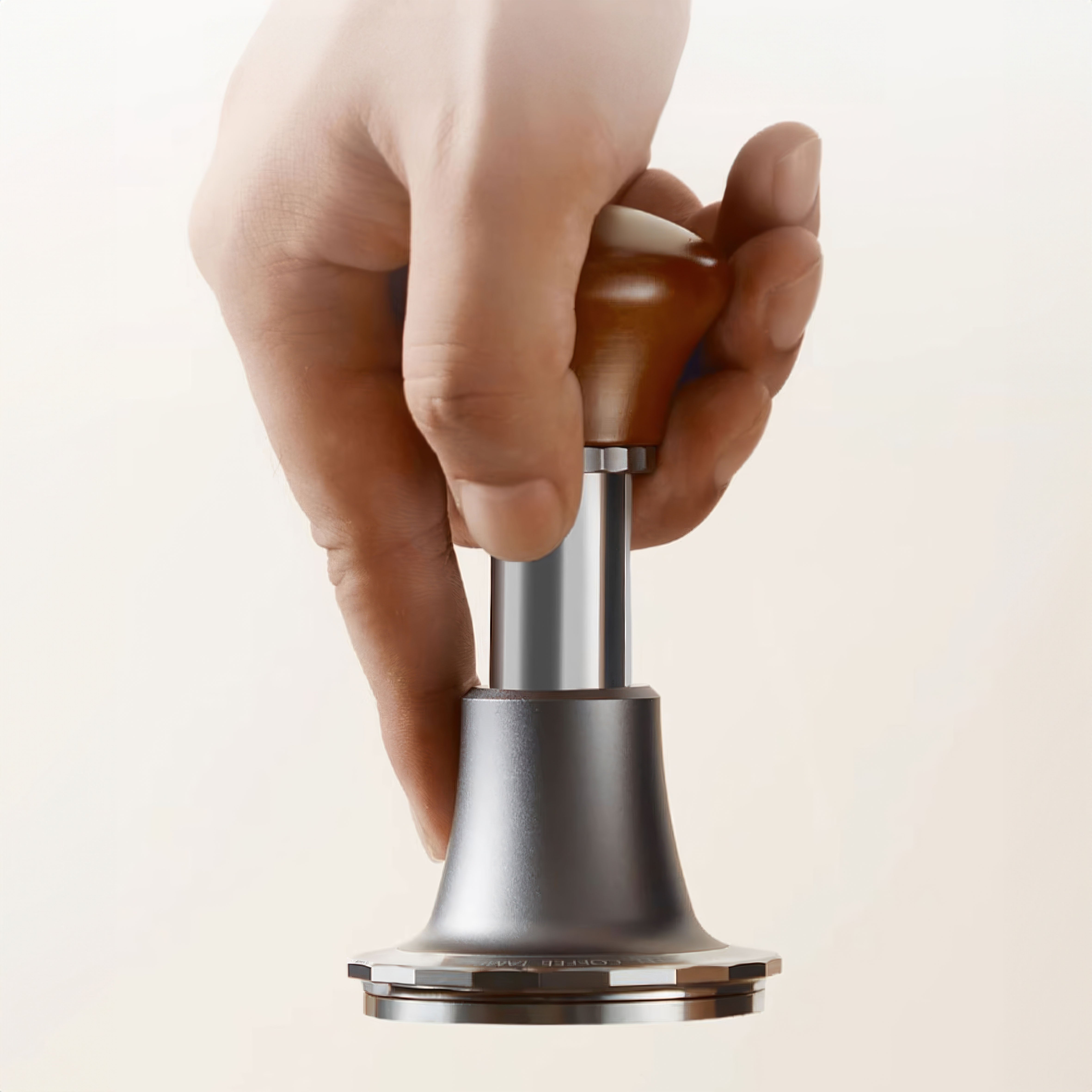 Premium Stainless Steel Coffee Tamper - 58mm Espresso Tamper for Barista & Home Use - Perfect for Espresso Machines & Coffee Pressing