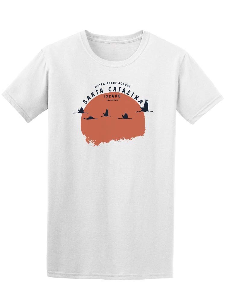 Santa Catalina Island Sunset T-Shirt for Men - Soft Cotton Graphic Tee with Beach Sunset Design - Perfect for Casual Wear, Vacation Outfits & Summer Travel