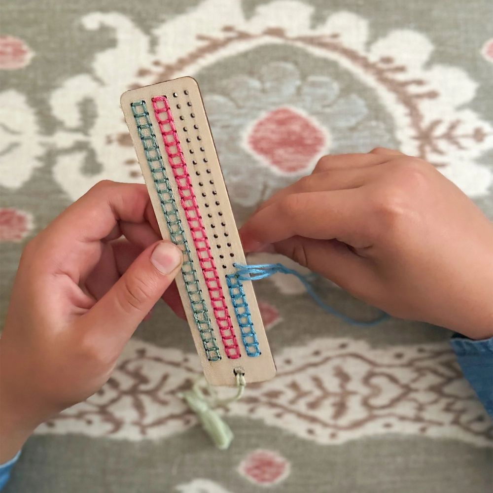 DIY Cotton Twist Stitched Tassel Bookmark Kit - Handmade Craft Supplies for Book Lovers - Perfect for Reading, Gifts & Scrapbooking Projects