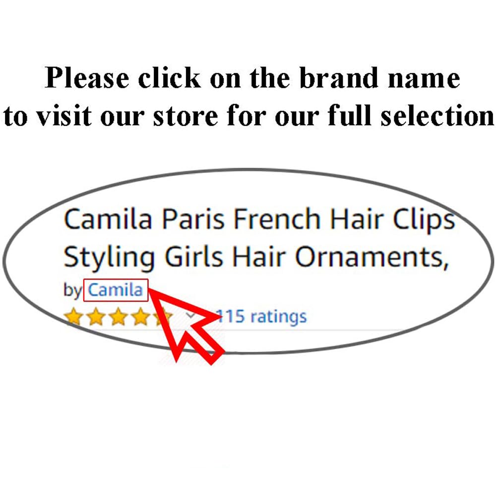Camila Paris NV23 French Hair Claw Clip for Women - Tortoise Shell Hair Accessory, Strong Hold No Slip Grip | Fashionable & Durable Hair Styling Clamp for Women & Girls | Made in France | Perfect for Updos, Ponytails & Everyday Hairstyles