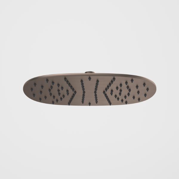 Caroma Contura II 300mm Rain Shower Head in Brushed Bronze Finish - Luxury Bathroom Upgrade for Modern Homes