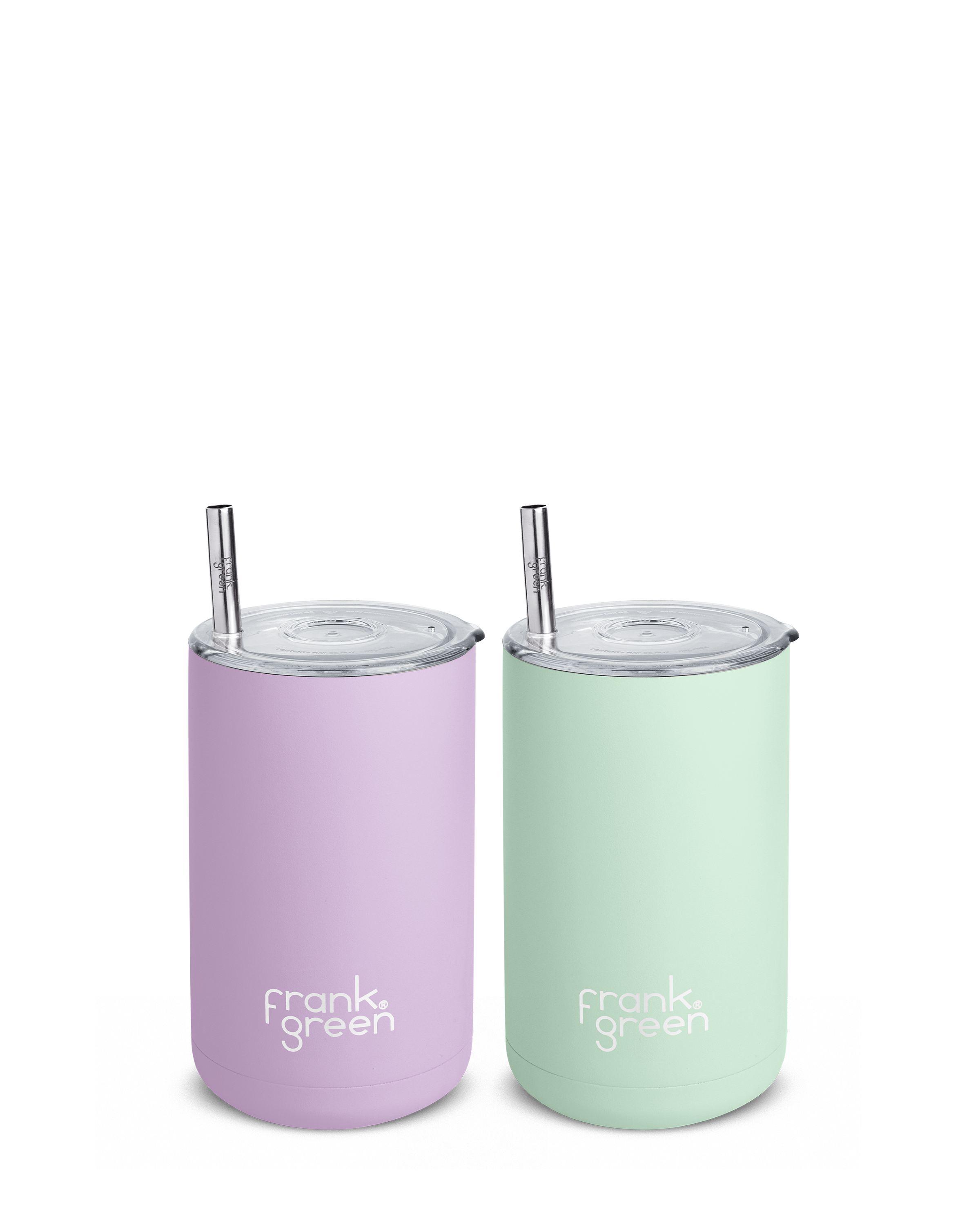 Premium Insulated Iced Coffee Cups (2-Pack) – Double-Walled Stainless Steel, Leak-Proof Lid – Perfect for Iced Coffee, Cold Brew & Smoothies at Home, Office or Travel
