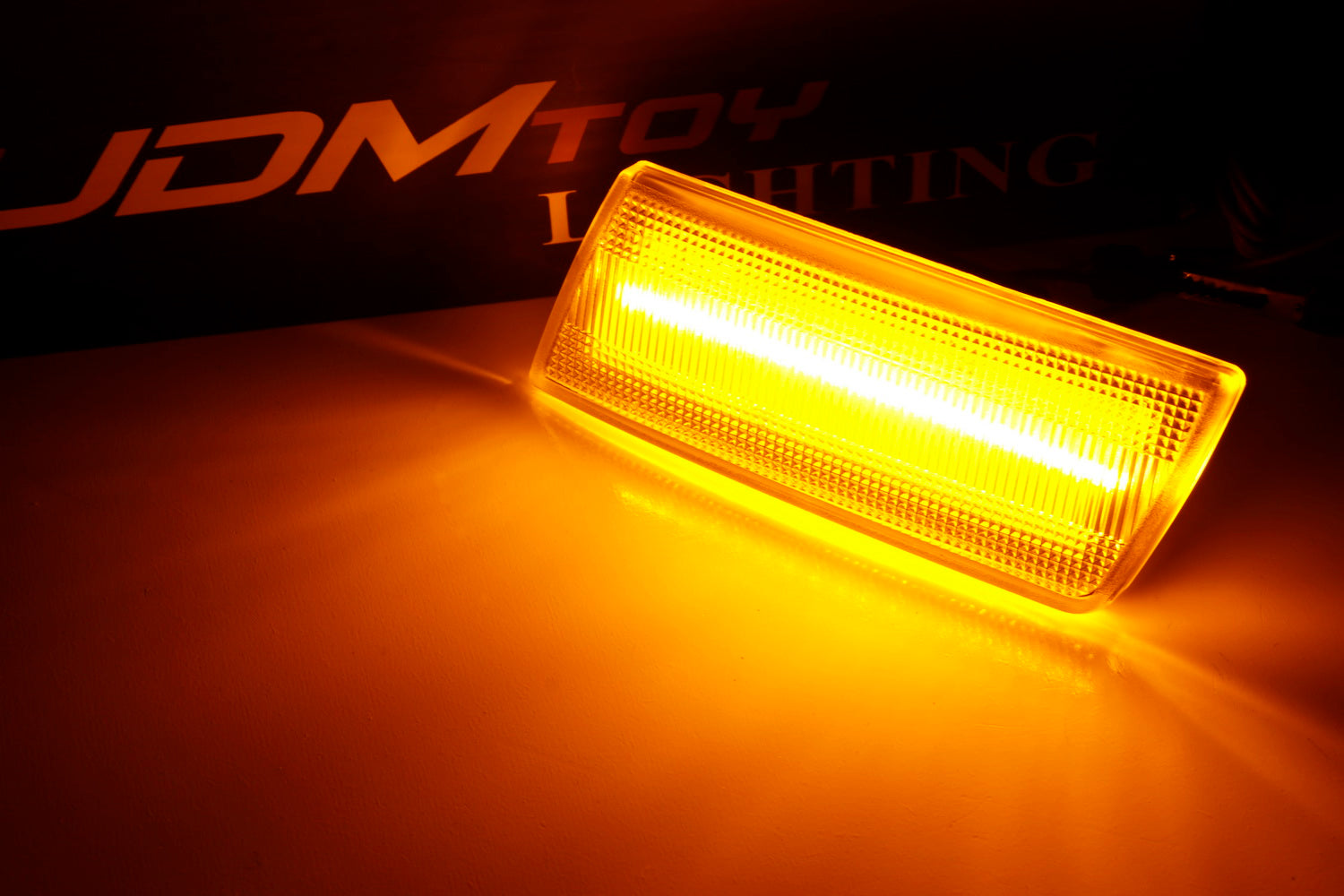 2005-2010 Chrysler 300 Amber LED Side Marker Lights - Clear Lens with 30 SMD LEDs - Durable Replacement for Front Turn Signals - Perfect for Night Driving & Car Customization