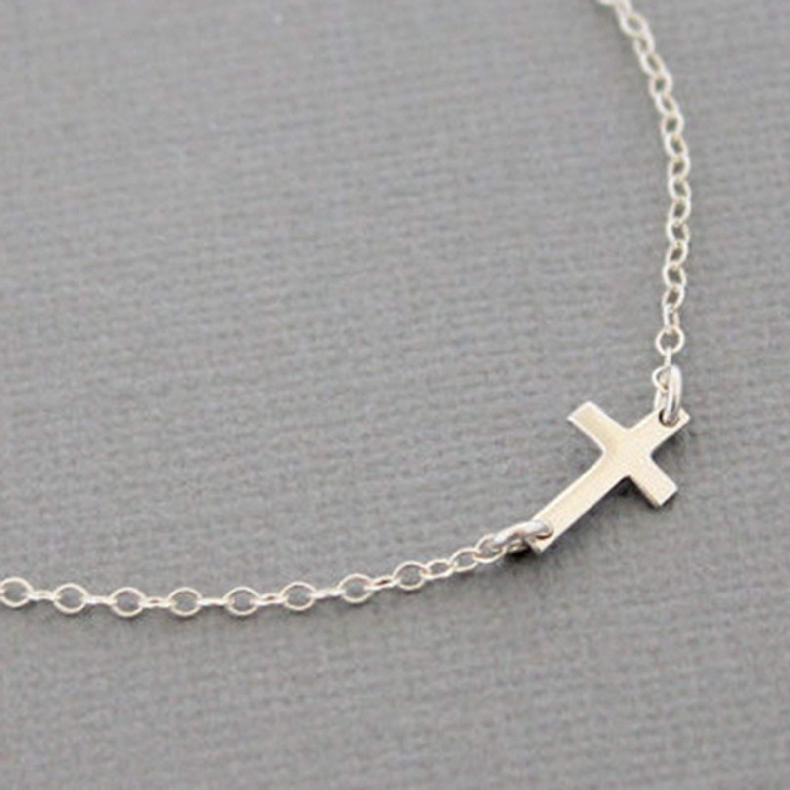 Yienate Boho Bracelet with Tiny Cross Hand Chain for Women & Girls - Stylish Layered Bracelet for Everyday Wear, Gift Giving & Boho Fashion Accessories