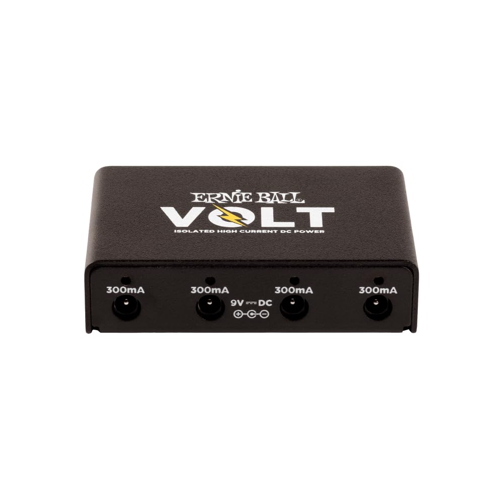 Ernie Ball Volt Pedal Power Supply (P06191) - Reliable 9V DC Guitar Effects Pedal Power for Musicians | Perfect for Live Performances & Studio Recording