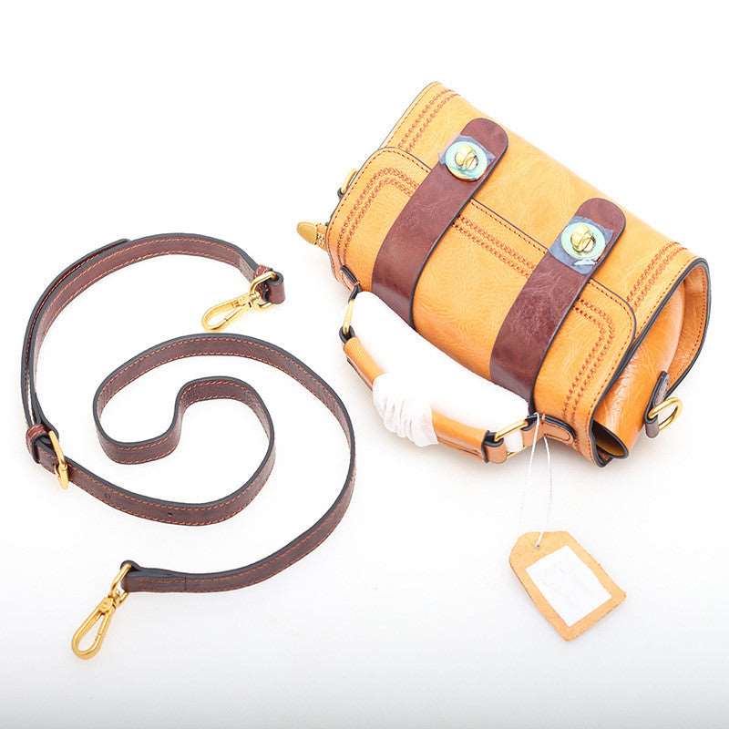 Premium Italian Leather Handbag with Top Handle - Women's Fashion Luxury Shoulder Bag for Work, Travel & Special Occasions