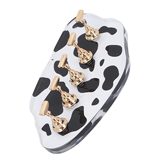 Magnetic Nail Tip Holder with 5 Holders - Stable Base for Nail Art Training & Manicure Practice - Perfect for Beginners & DIY Nail Artists - Salon & Home Use