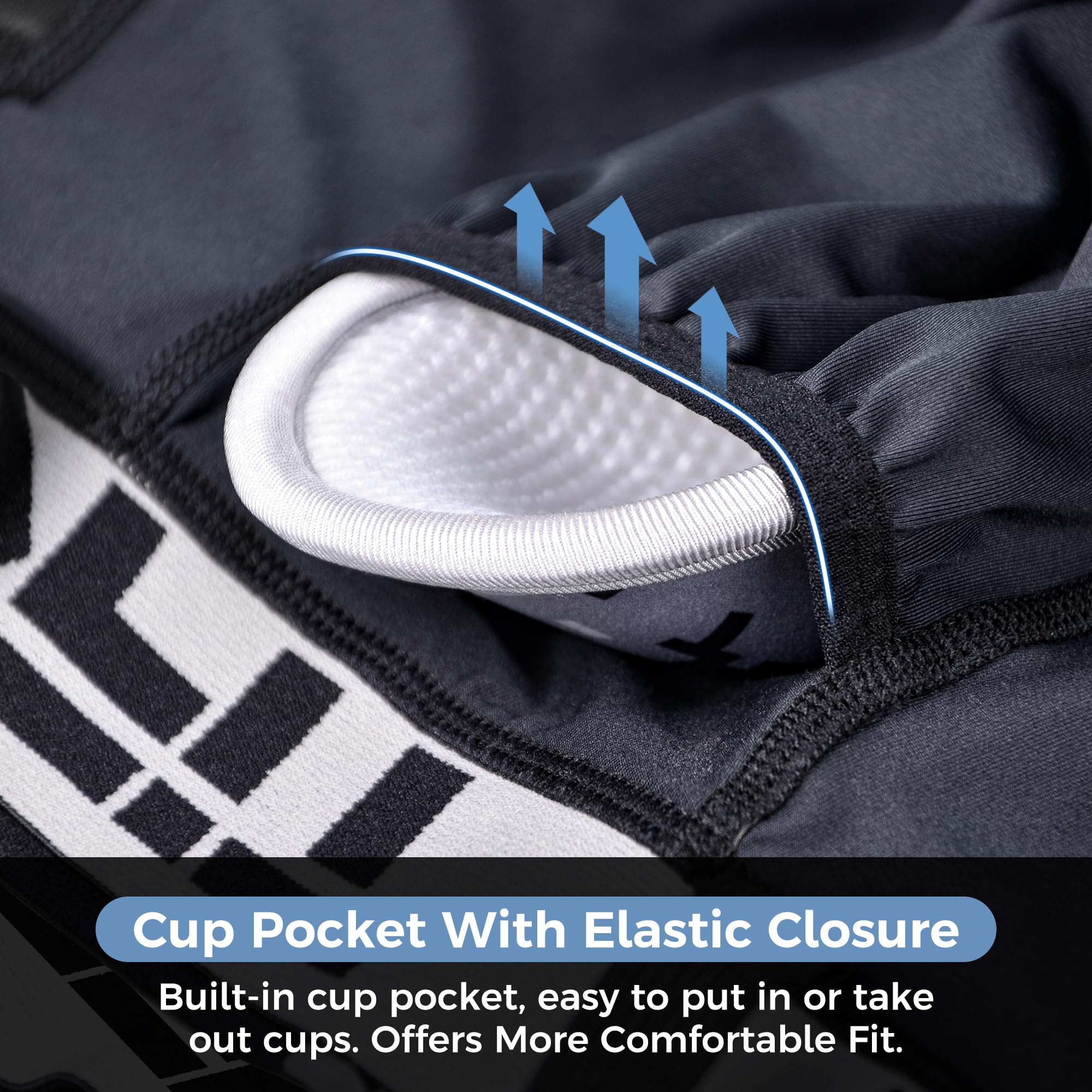 Youth Boys Baseball Padded Sliding Shorts with Protective Cup - Athletic Compression Underwear for Baseball, Football & Lacrosse - Ideal for Training, Games & Sports Protection