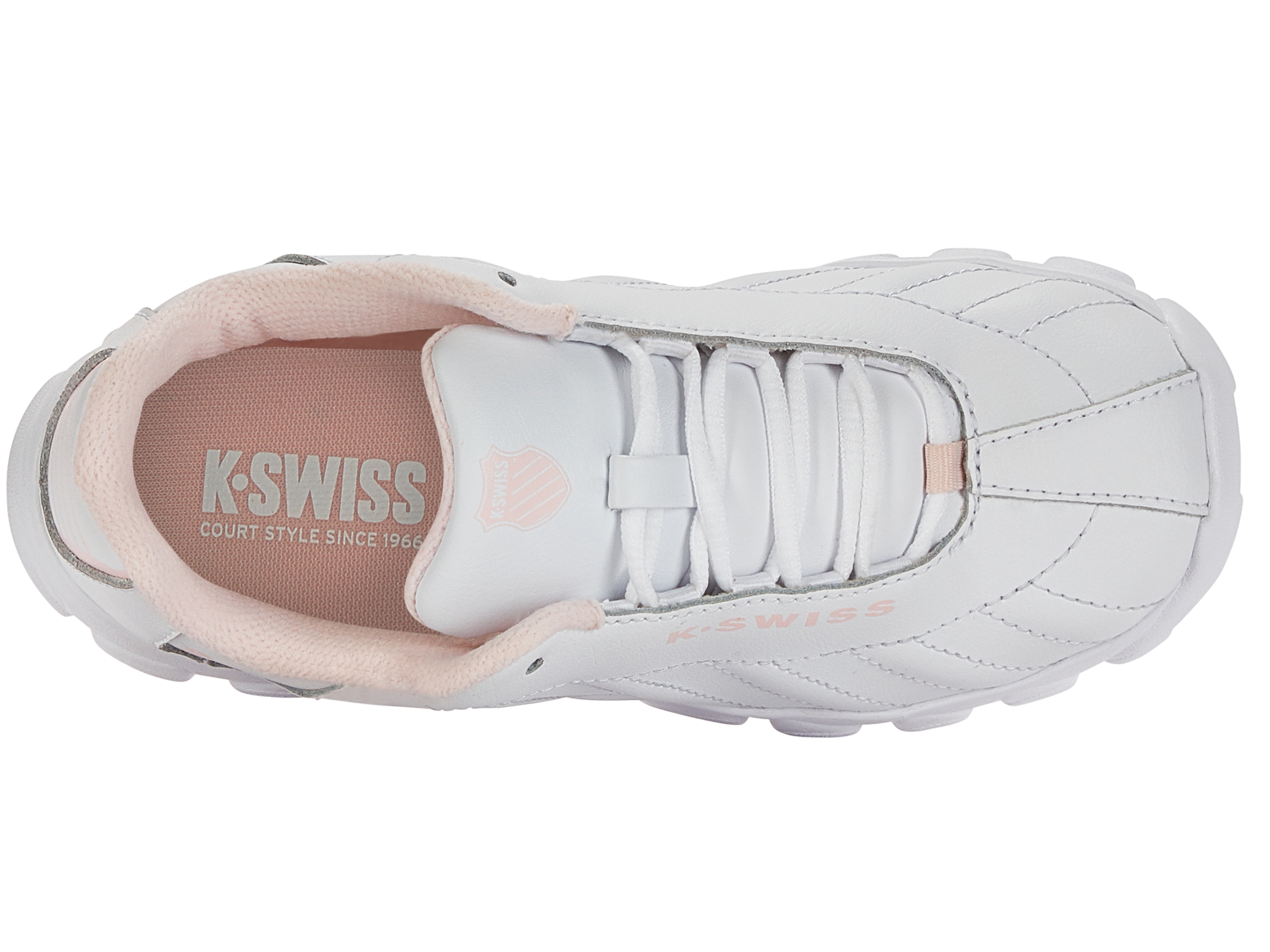 ST329 Women's Sneakers - White & Heavenly Pink | Comfortable Athletic Shoes for Running, Walking & Casual Wear