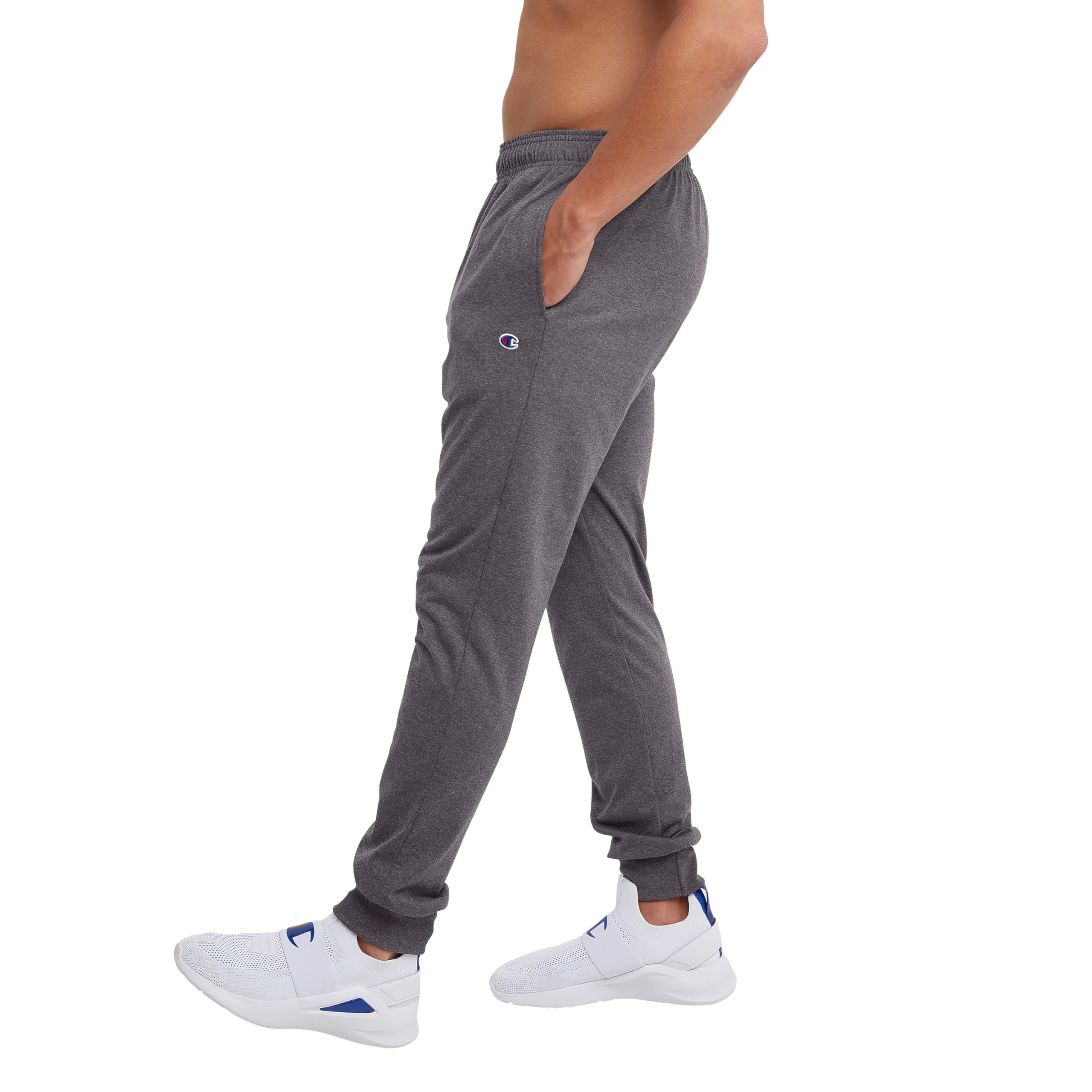 Champion Men's Jersey Jogger Sweatpants - Comfortable Athletic Casual Pants for Gym, Running & Lounge Wear