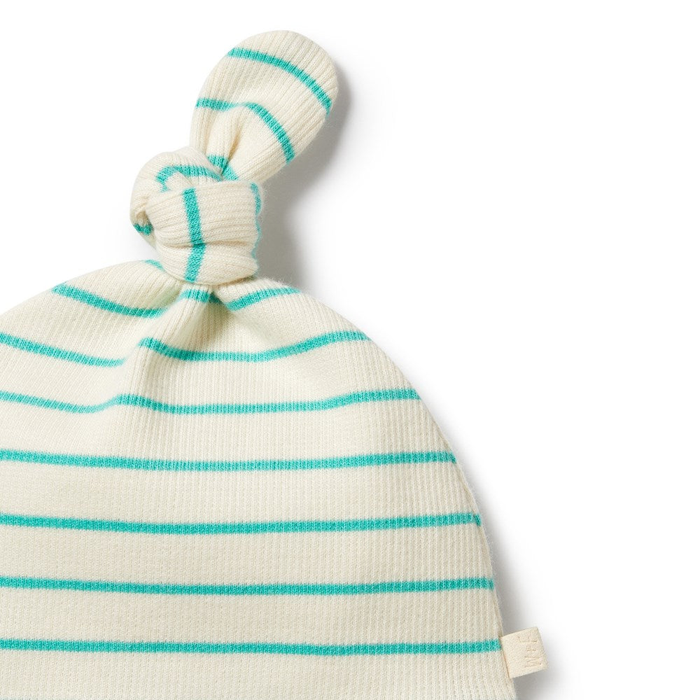 Organic Cotton Knot Hat for Babies - Soft & Breathable Newborn Beanie for Boys & Girls - Perfect for Photoshoots, Outings & Everyday Wear