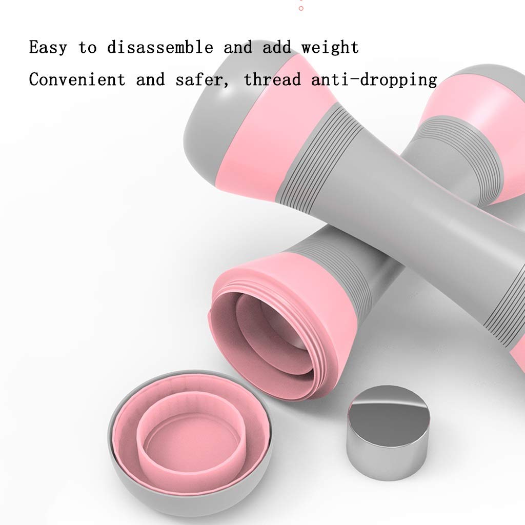 Adjustable Neoprene Dumbbell Set - Non-Slip Small Hand Weights for Home Gym, Office & Fitness Training - Perfect for Strength Training, Toning & Workouts