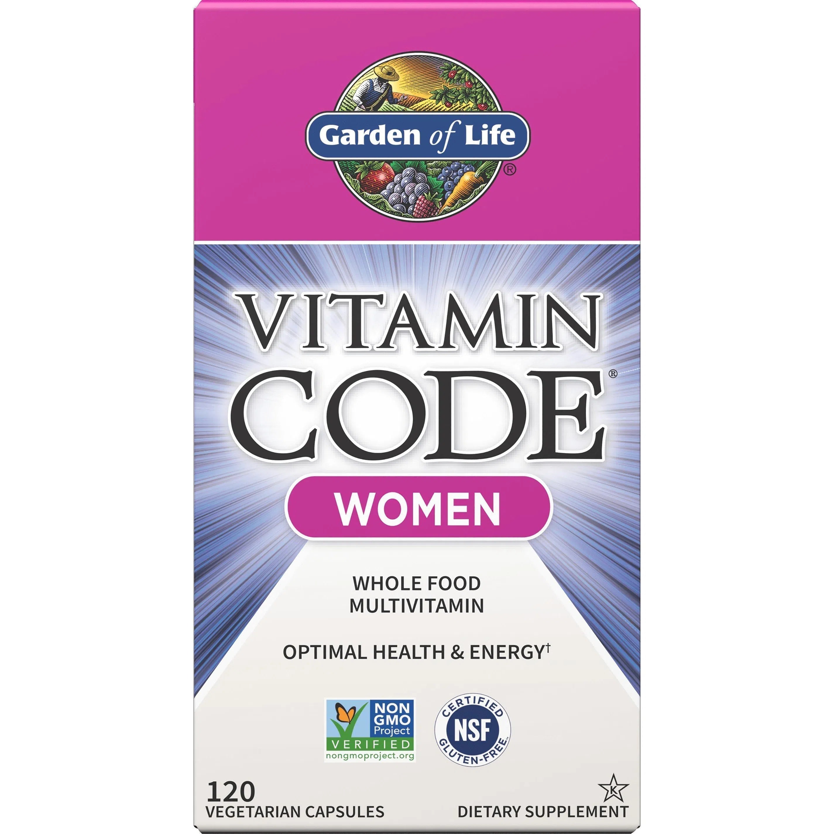 Garden of Life Vitamin Code Women's Multivitamin - Organic Whole Food Supplement for Women's Health, Energy & Immune Support - Perfect for Daily Wellness & Active Lifestyles