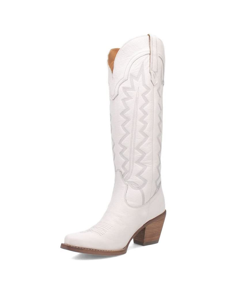 Women's Fashion High Cotton Boots - Comfortable & Stylish White Winter Boots for Women, Size 6.5 | Perfect for Cold Weather, Snow Days & Casual Outfits