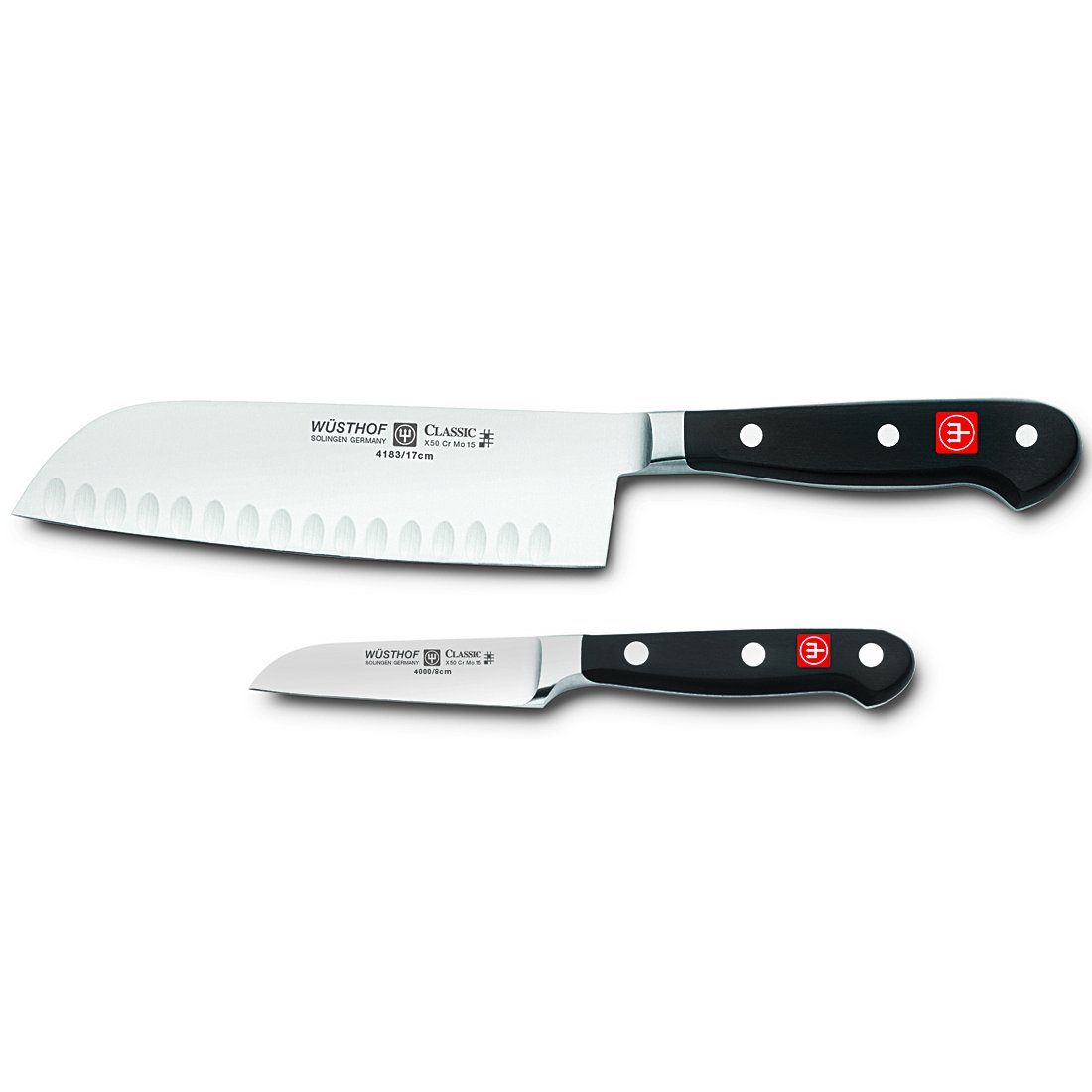 Wusthof 8942 Classic 2-Piece Mini Asian Knife Set - Premium Kitchen Knives for Sushi, Vegetables & Precision Cutting | Perfect for Home Chefs & Asian Cuisine Lovers