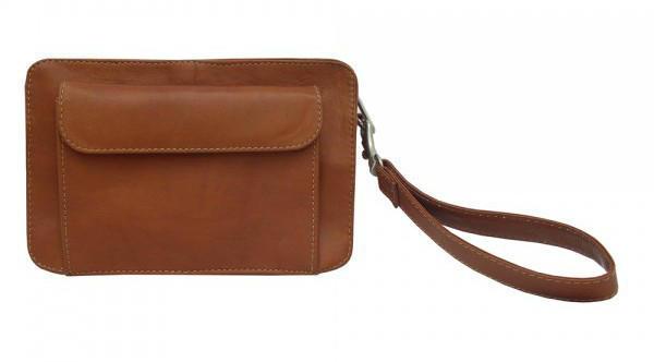 Premium Genuine Leather Organizer Bag for Men & Women - Travel, Office, and Everyday Use - Compact & Stylish Storage Solution for Wallets, Keys, and Essentials