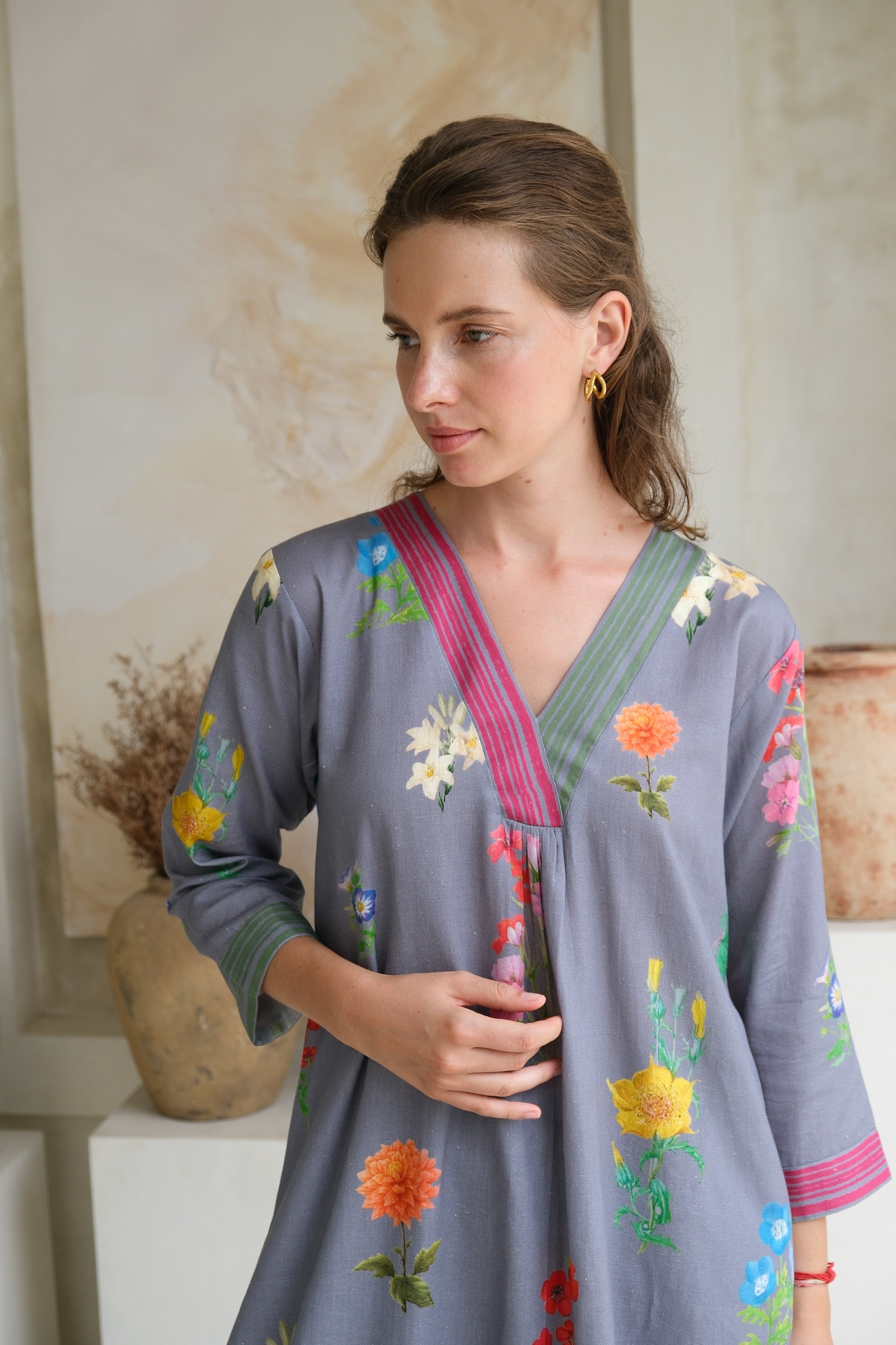 Stylish Marigold Kurta Set for Women - Traditional Indian Ethnic Wear - Perfect for Festivals, Weddings & Casual Outings