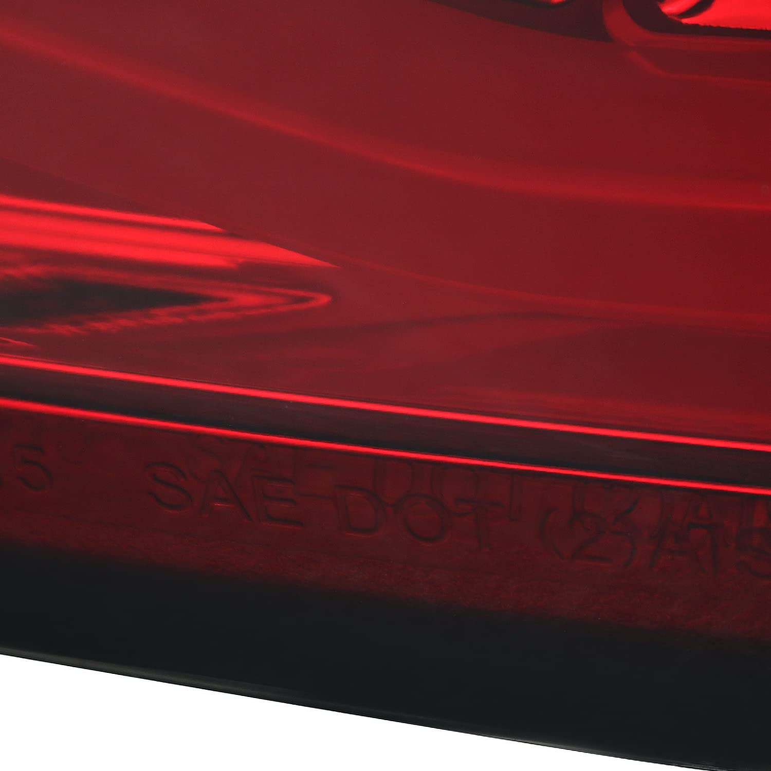 Spec-D Tuning Red Smoke LED Tube Tail Lights for 2005-2008 BMW E90 3-Series 4-Door Sedan - Left & Right Pair Assembly - Enhanced Night Visibility & Style Upgrade for Car Enthusiasts