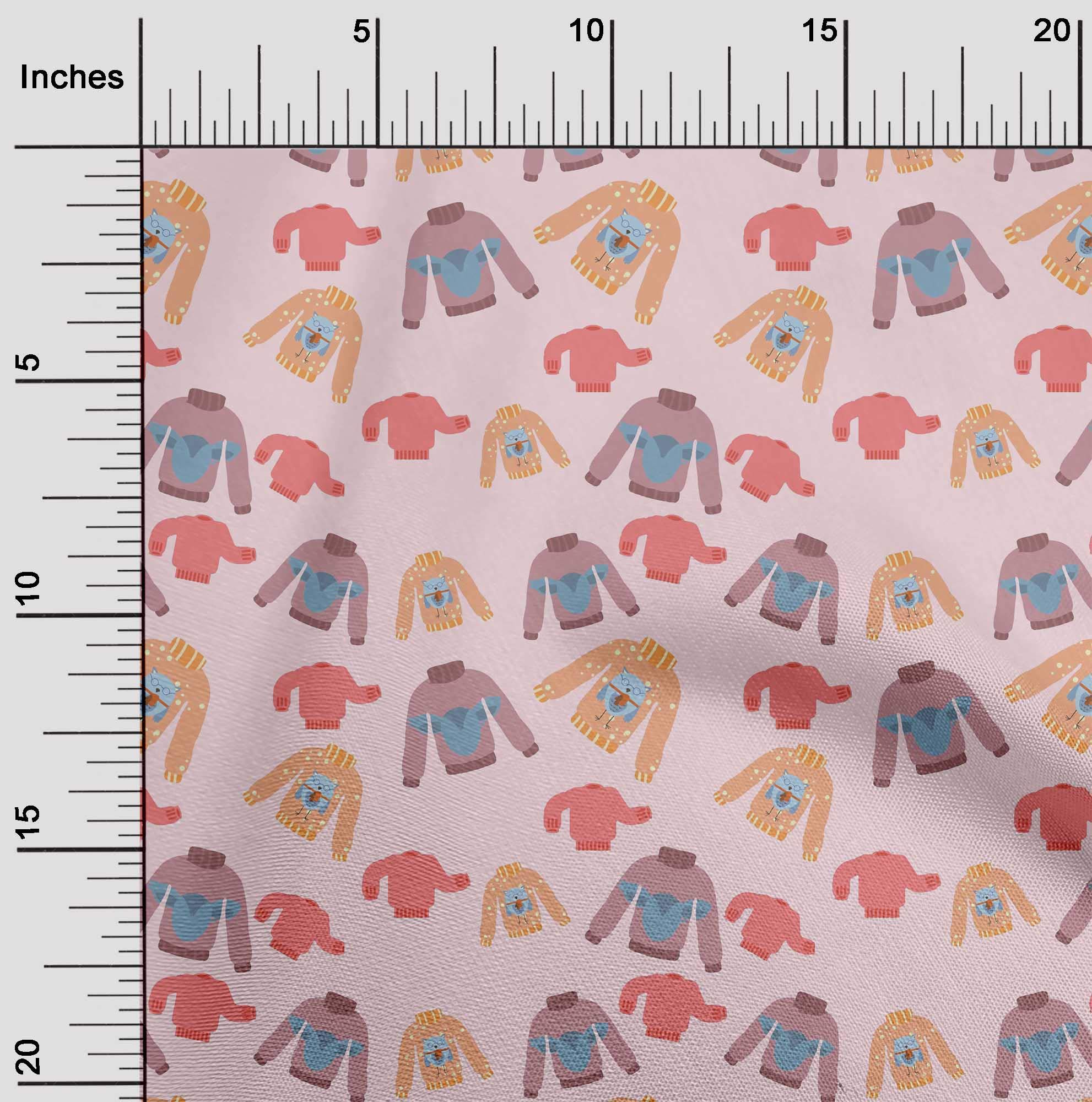Premium 100% Cotton Silk Blend Baby Pink Fabric - Soft Kids Dress Material, 42 Inch Wide Printed Fabric by The Yard | Perfect for DIY Baby Clothes, Dresses & Craft Projects