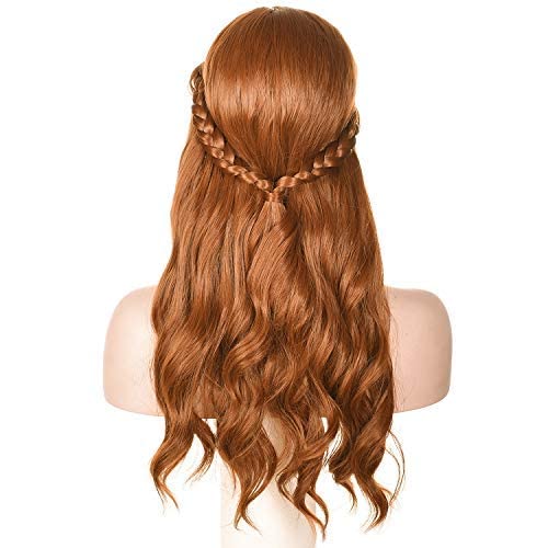 Morvally Halloween Costume Braided Wigs for Women - Long Synthetic Braided Hair Wigs for Cosplay, Party, and Halloween Costume Accessories - Perfect for Halloween Parties, Cosplay Events, and Themed Dress-Up