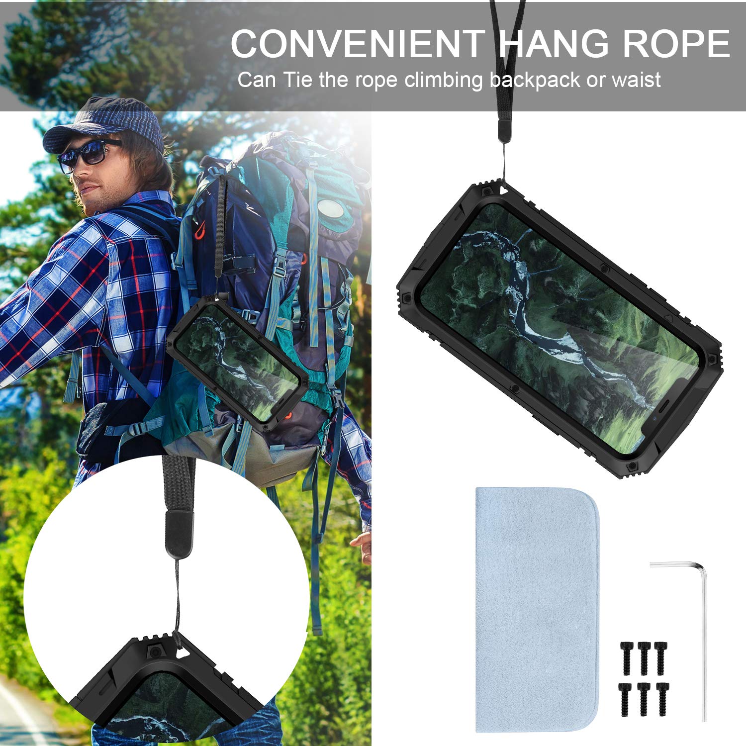 **Rugged Metal Case for iPhone 12 Pro Max (6.7