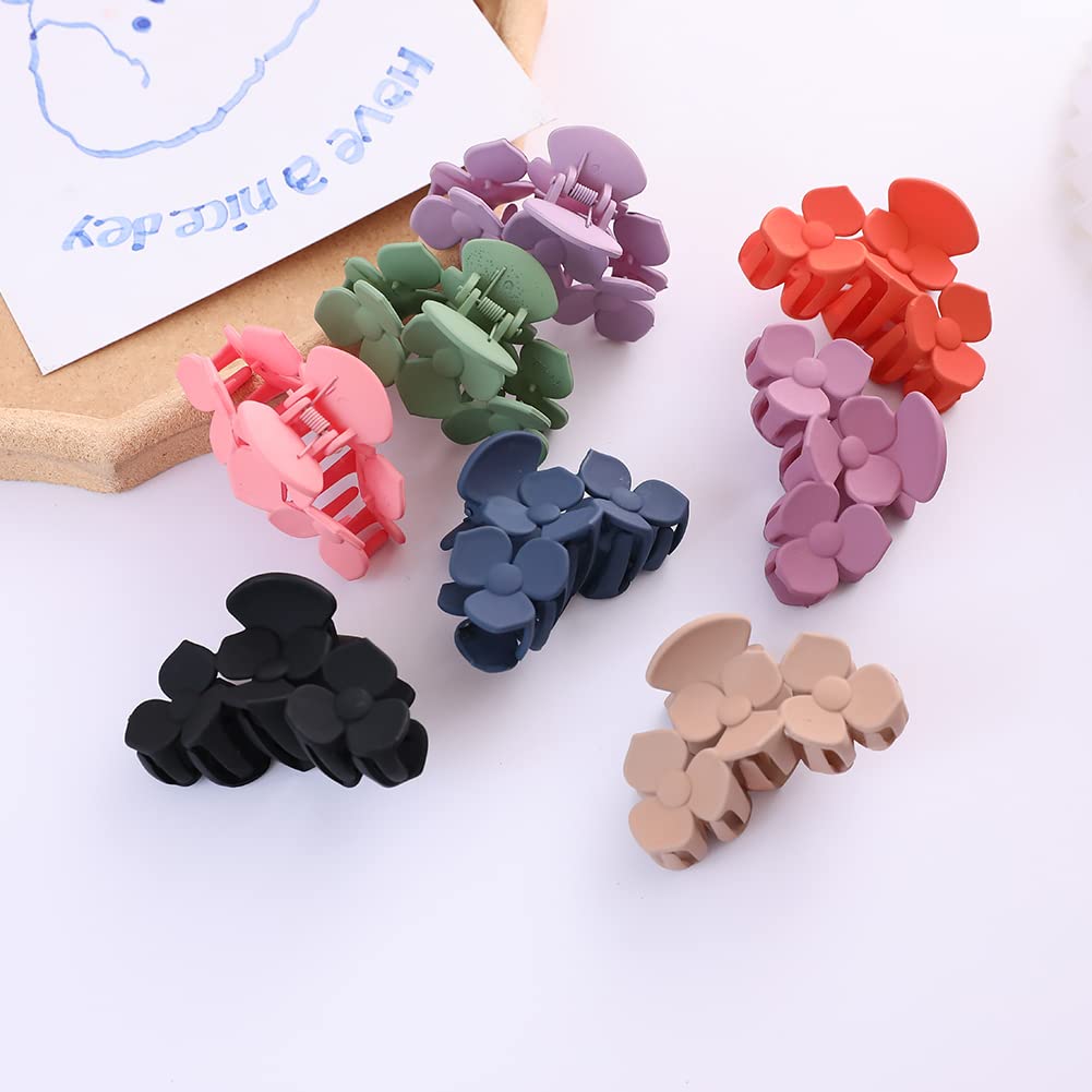 8 Pcs Non-Slip Jaw Hair Clips for Women - Strong Hold Claw Clips for Thick & Long Hair - Trendy Hair Accessories for Everyday Styling, Work, and Special Occasions
