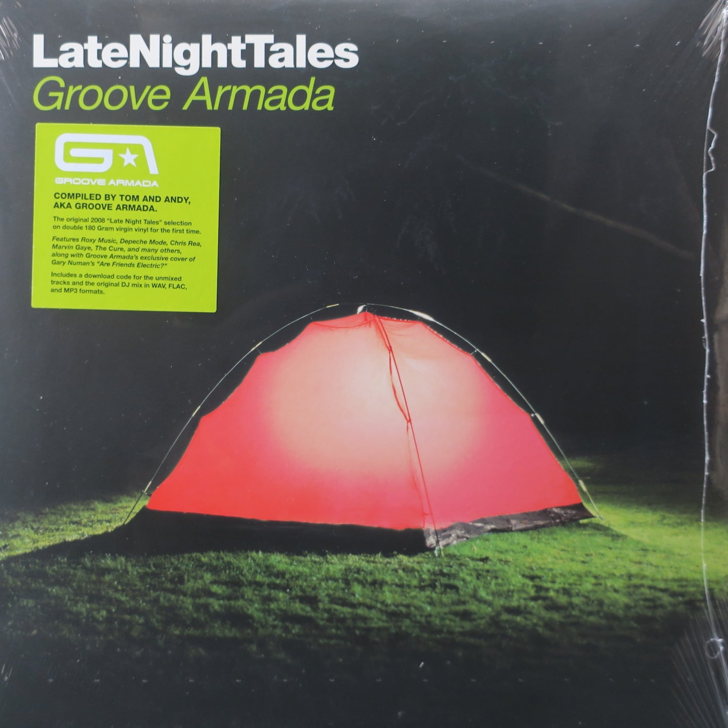 GROOVE ARMADA 'Late Night Tales' 180g Vinyl 2LP Record - Limited Edition Double LP for Music Collectors & Audiophiles - Perfect for Late Night Listening & Vinyl Enthusiasts