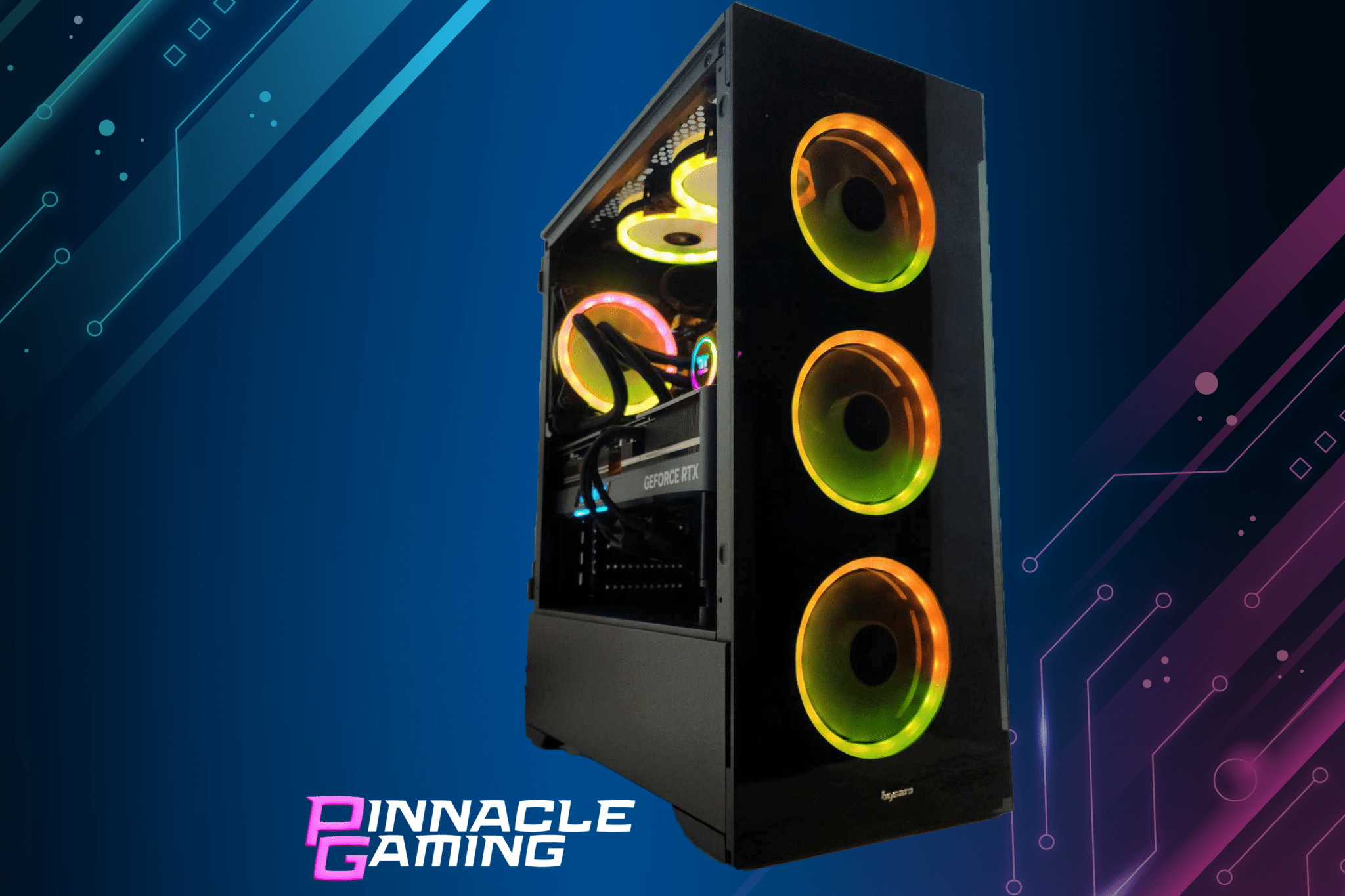 Custom Gaming PC - AMD Ryzen 5 Processor, RX 9070 XT GPU, 16GB VRAM, 2TB SSD, 32GB DDR5 RAM - High Performance Desktop Computer for Gaming, Streaming & Content Creation