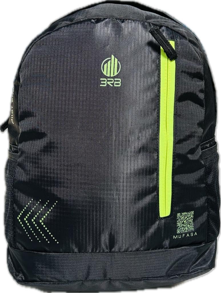 3RB Unisex Small Backpack for Men, Women, Boys & Girls - Lightweight Durable School Backpack for College, Office, Travel & Daily Use - Perfect for Students, Teens & Commuters (1 Pack)