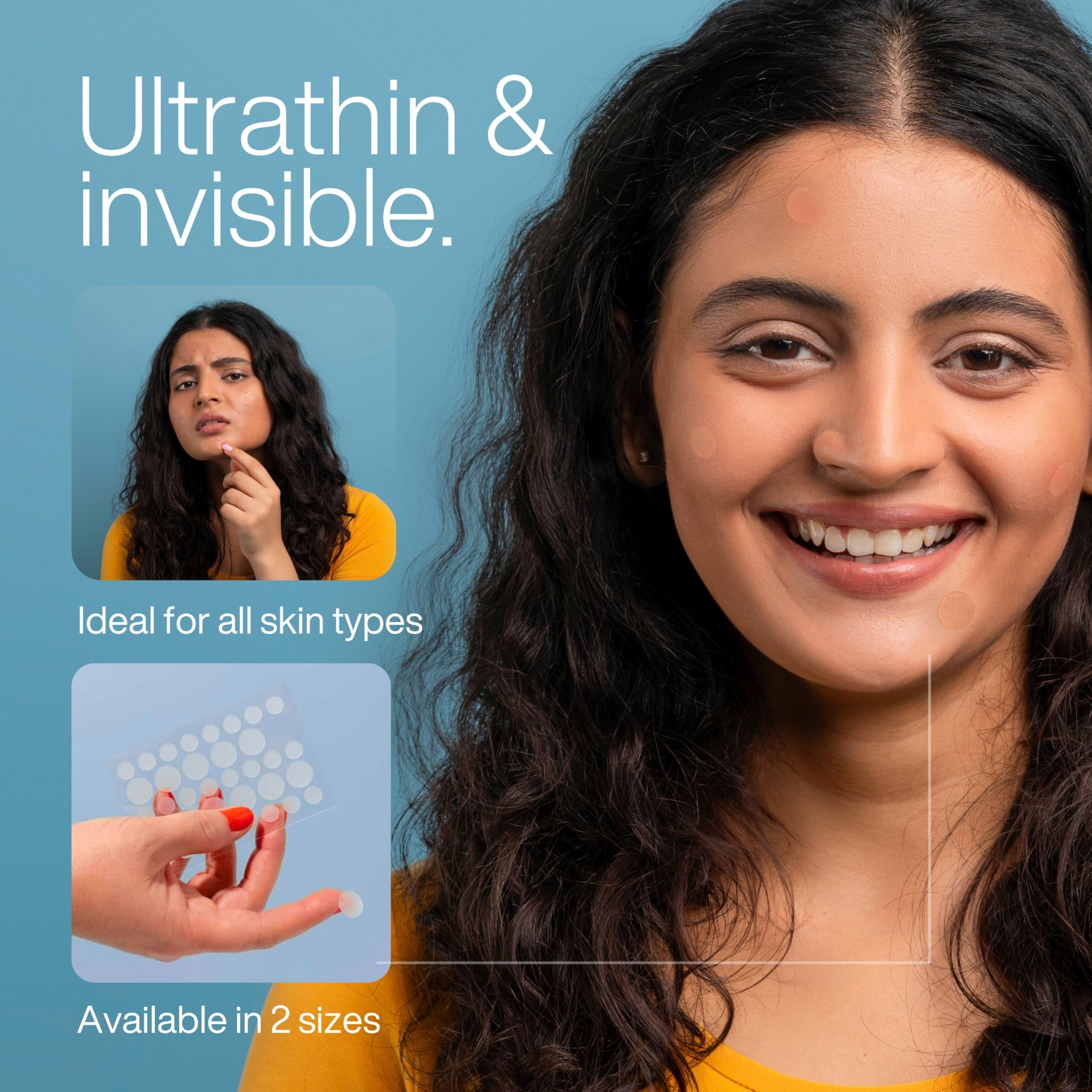 TOTAL ROUTINE Acne Recovery Patch - 72 Count Hydrocolloid Pimple Patches for Overnight Acne Treatment | Waterproof, Invisible Spot Cover for Active Breakouts | Reduces Pimples, Excess Oil & Blemishes | Perfect for Face, Back & Body Care Routine