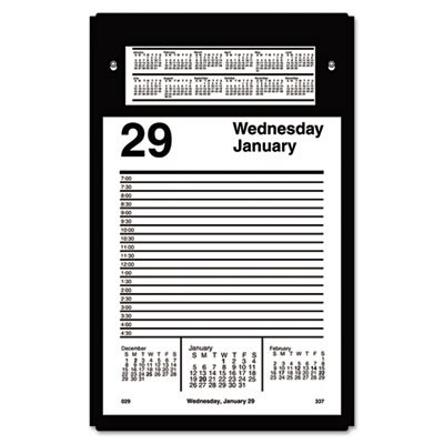 AAGE45850 - 12-Month Pad-Style Desk Calendar Refill | 2024 Daily Planner with Tear-Off Pages | Perfect for Office, Home & School Organization