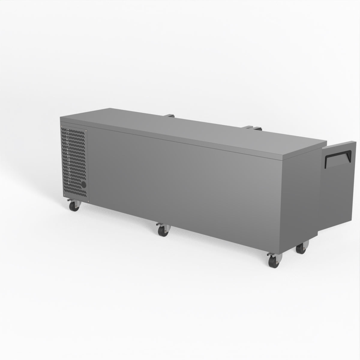 AG 4-Door Commercial Refrigerator - Stainless Steel Worktop & Under Counter Fridge for Restaurants, Bars, and Catering Businesses - Perfect for Food Storage, Beverage Cooling, and Kitchen Organization
