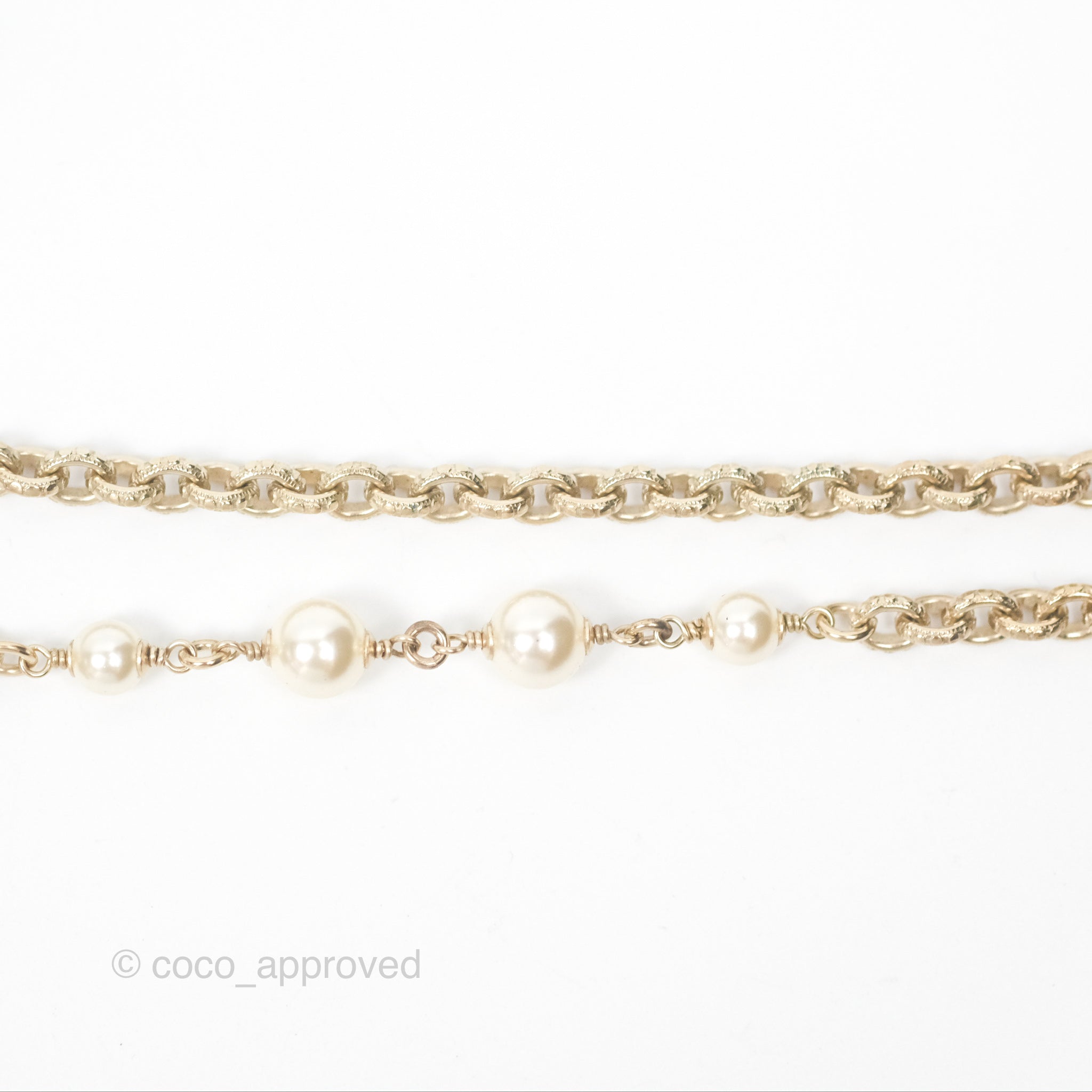 Chanel CC Keys Pendant Double Chain Necklace in Gold Tone - Elegant Fashion Jewelry for Women, Perfect for Parties, Date Nights & Special Occasions