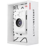 Lomography Lomo'Instant White Instant Camera - Vintage Style Analog Film Camera for Travel, Parties & Creative Photography
